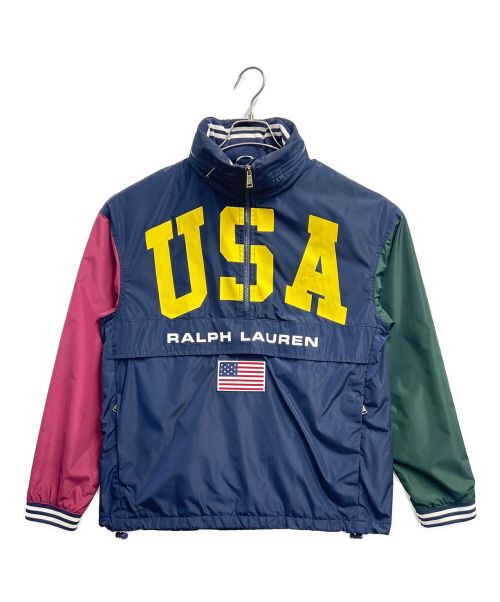 同色ポニー90s ラルフローレン アノラックパーカー Ralph Lauren