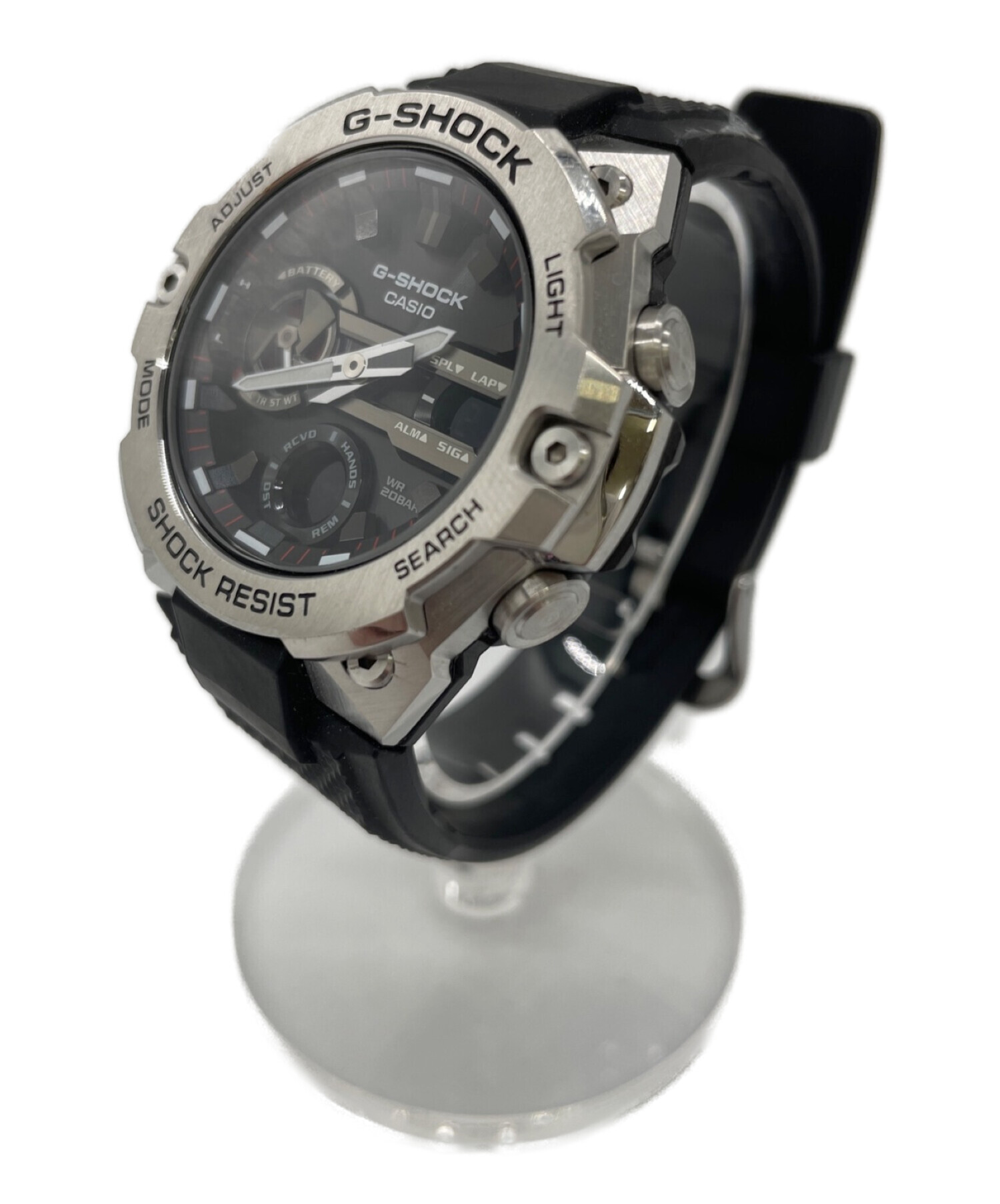 中古・古着通販】CASIO (カシオ) 腕時計 ブラック サイズ:46.6×49.6