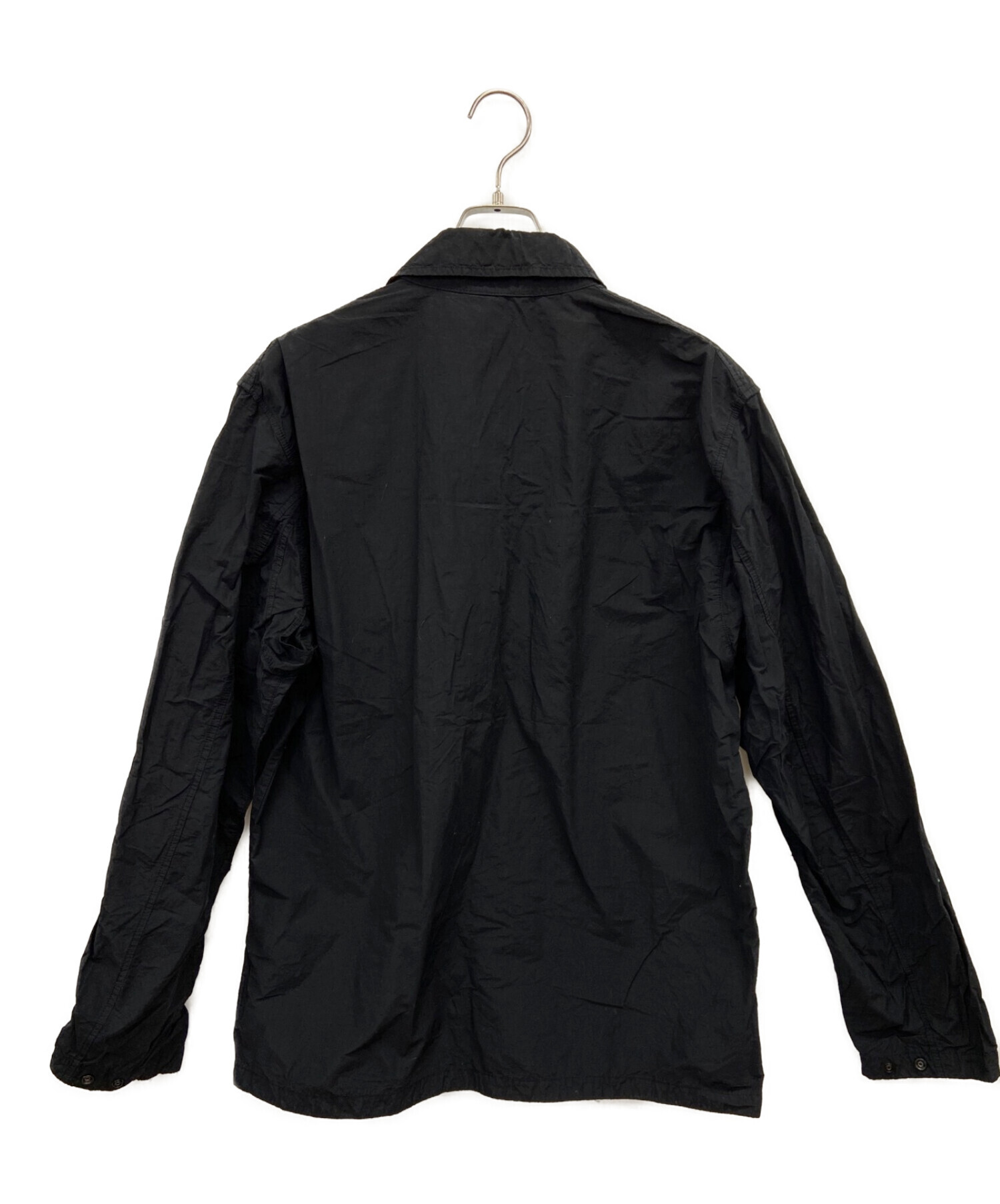 STONE ISLAND (ストーンアイランド) ナイロンジップジャケット ブラック サイズ:Xl