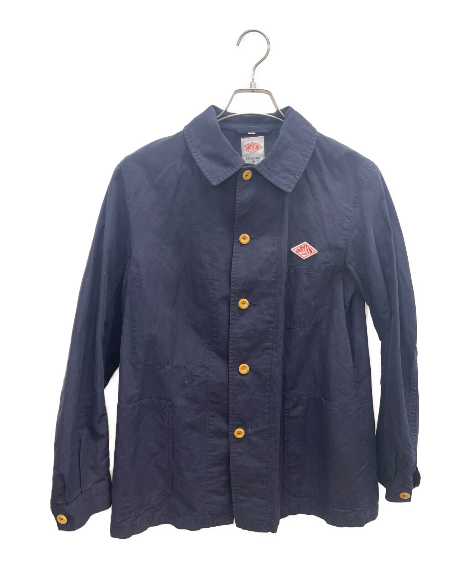 中古・古着通販】DANTON (ダントン) カバーオール ネイビー サイズ:38  
