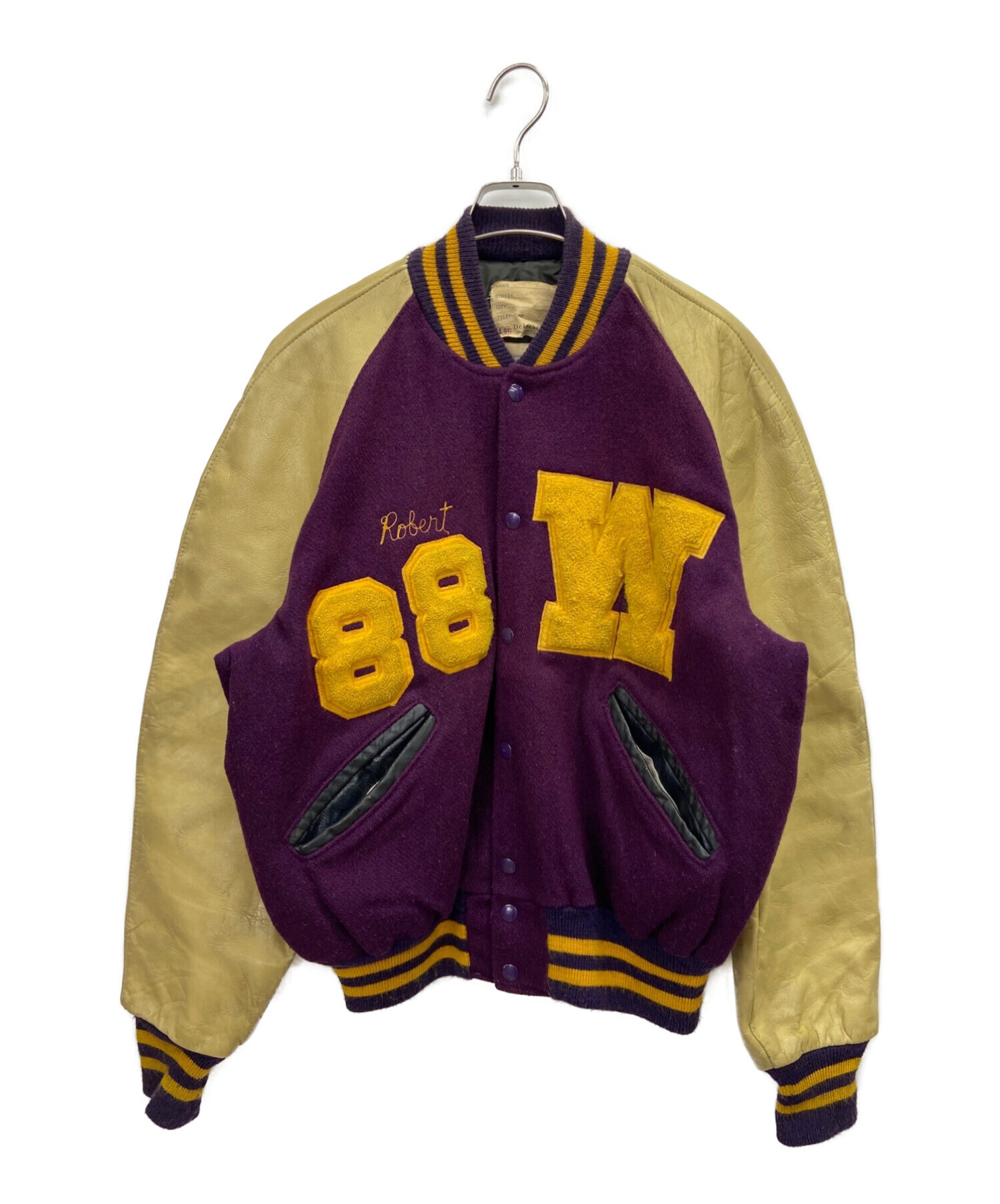 70s 80s USA製 DeLONG デロング コーデュロイ スタジャン 80's DeLONG ビンテージコーデュロイスタジャン - Fresh Service