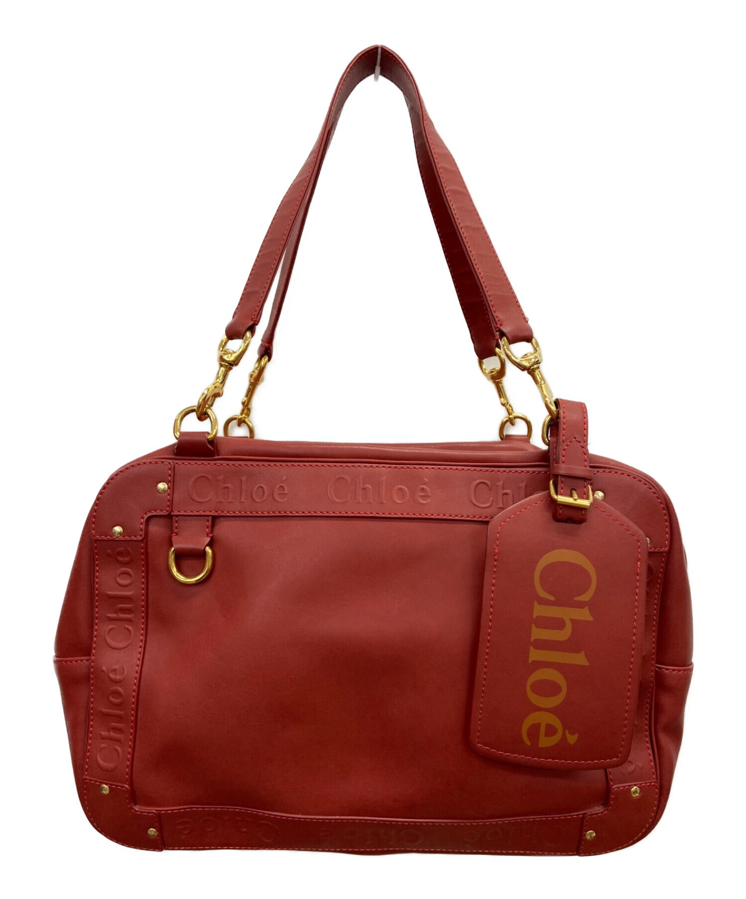 Chloe ハンドバッグ 赤 Chloe ハンドバッグ 赤