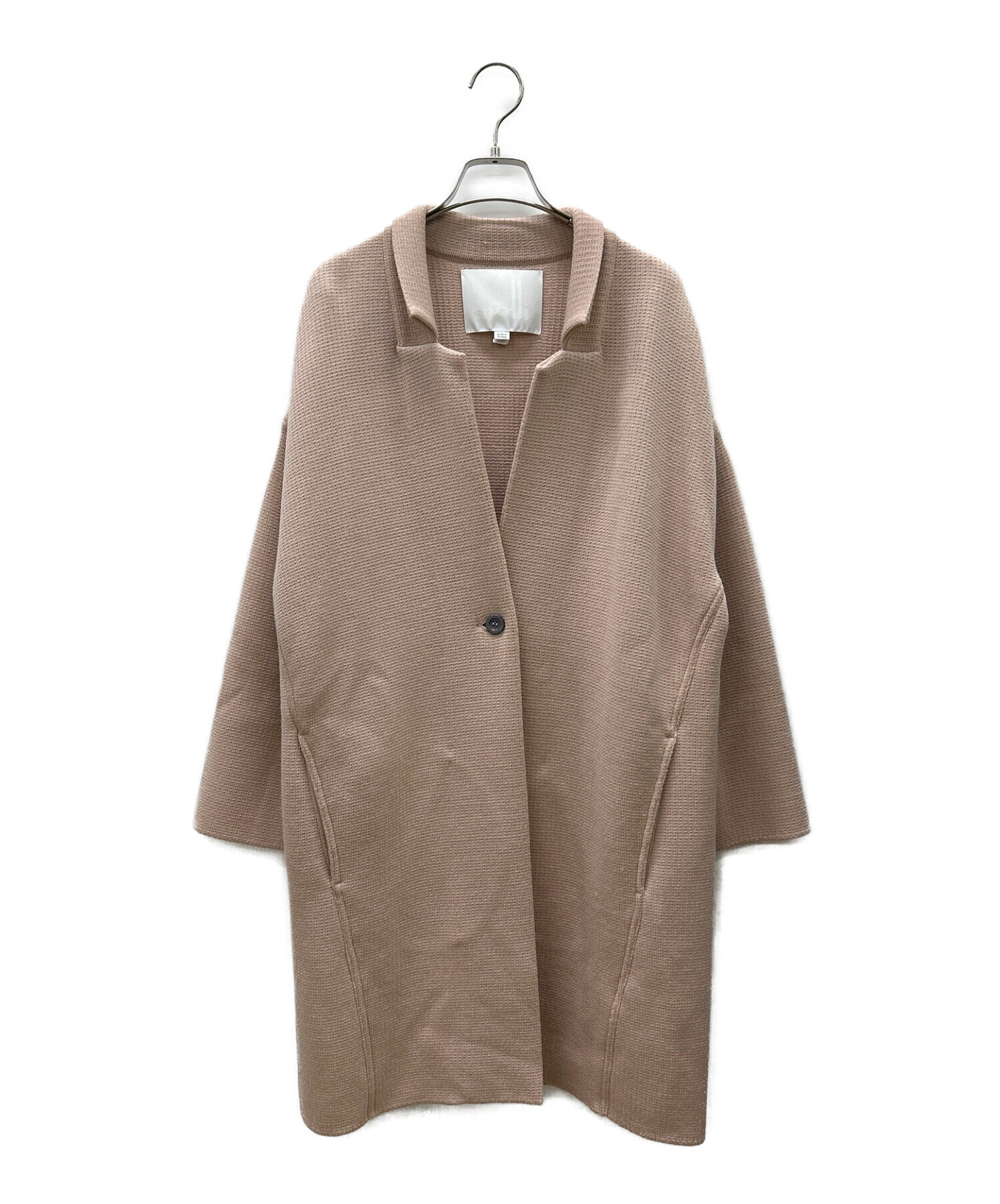 中古・古着通販】Molli (モリ―) ニットコート ピンク サイズ:S 