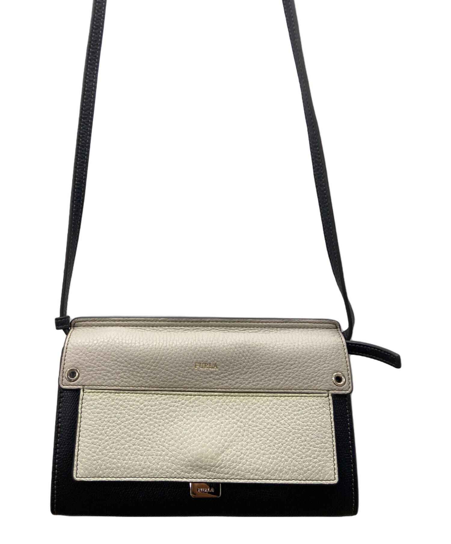 値下 ショルダーバッグ ブラック FURLA 固 バッグ 新品 未使用
