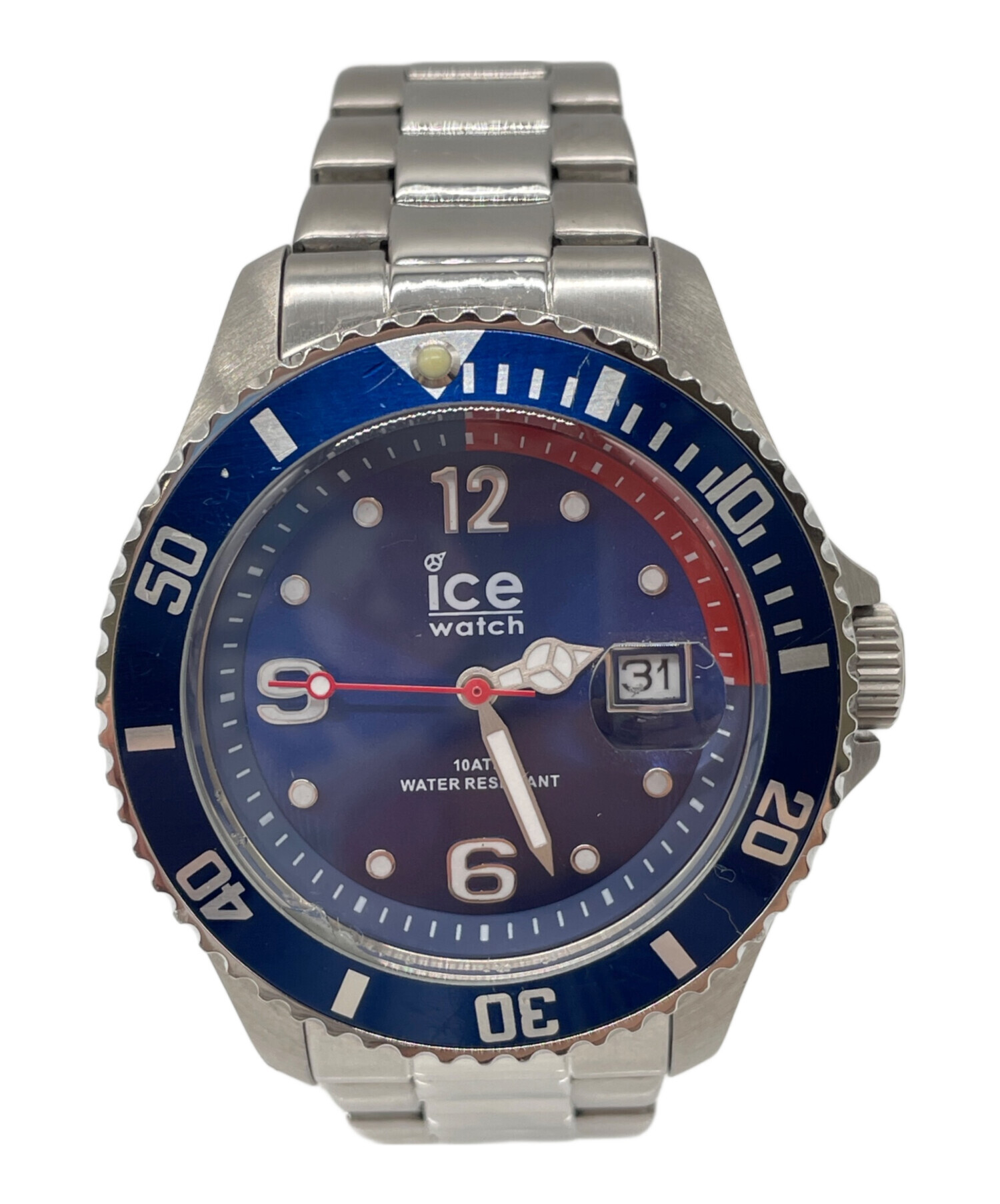 ICE-WATCH 青 ICE-WATCH(ｱｲｽｳｫｯﾁ)〉ICE chrono ﾃﾞｨｰﾌﾟﾌﾞﾙｰ ﾐﾃﾞｨｱﾑ|H 