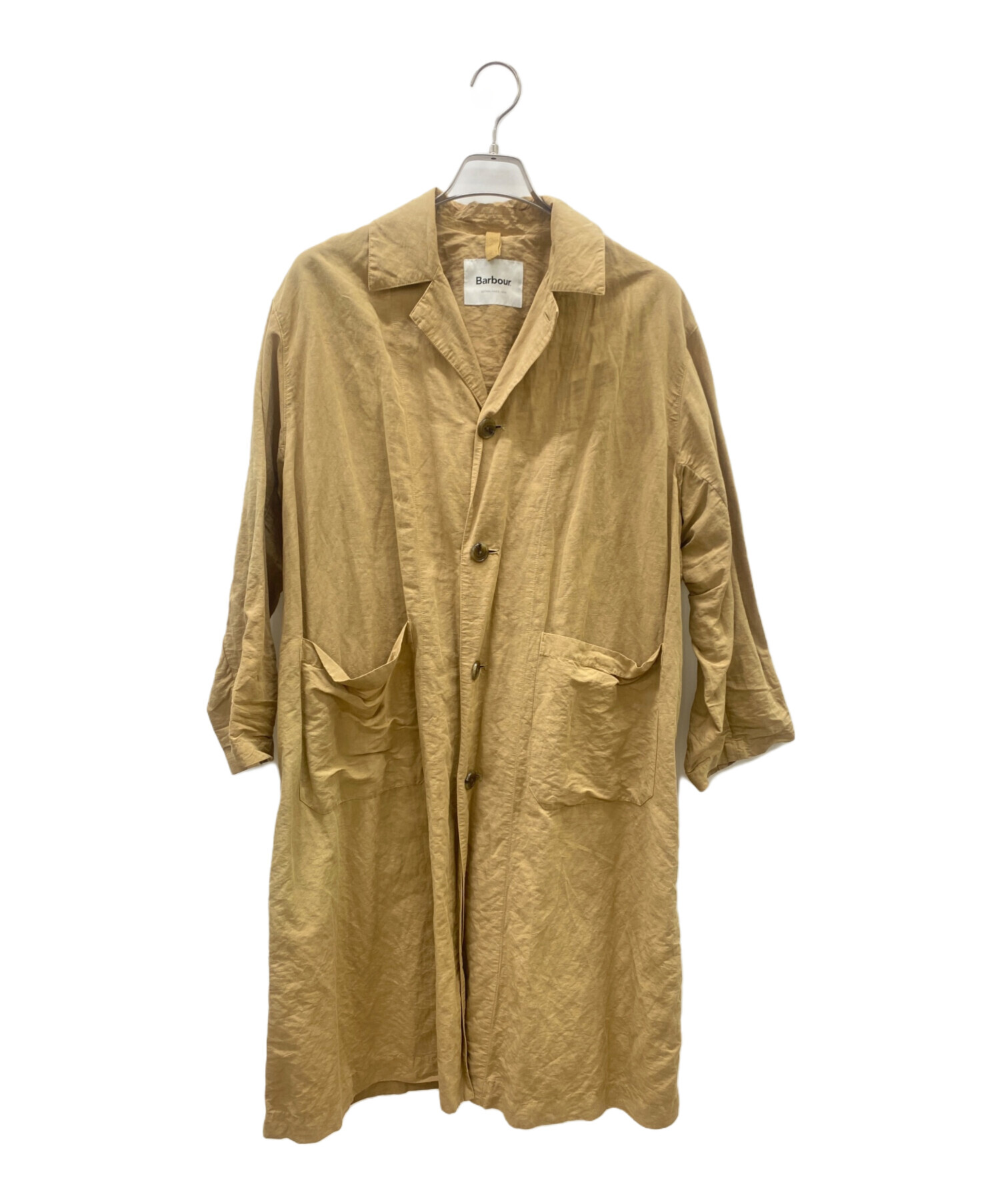 中古・古着通販】Barbour (バブアー) コート ベージュ サイズ:M 