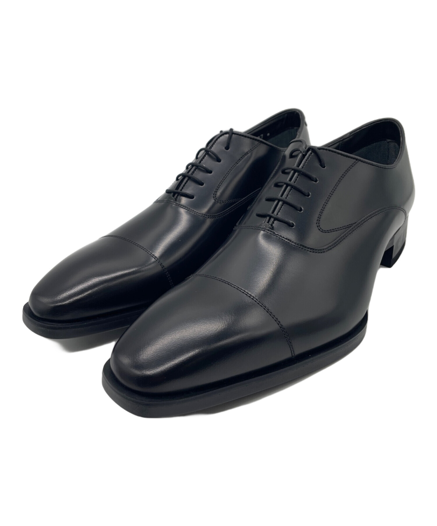 REGAL 黒 レザー ドレスシューズ ストレートチップ（中古・古着通販 