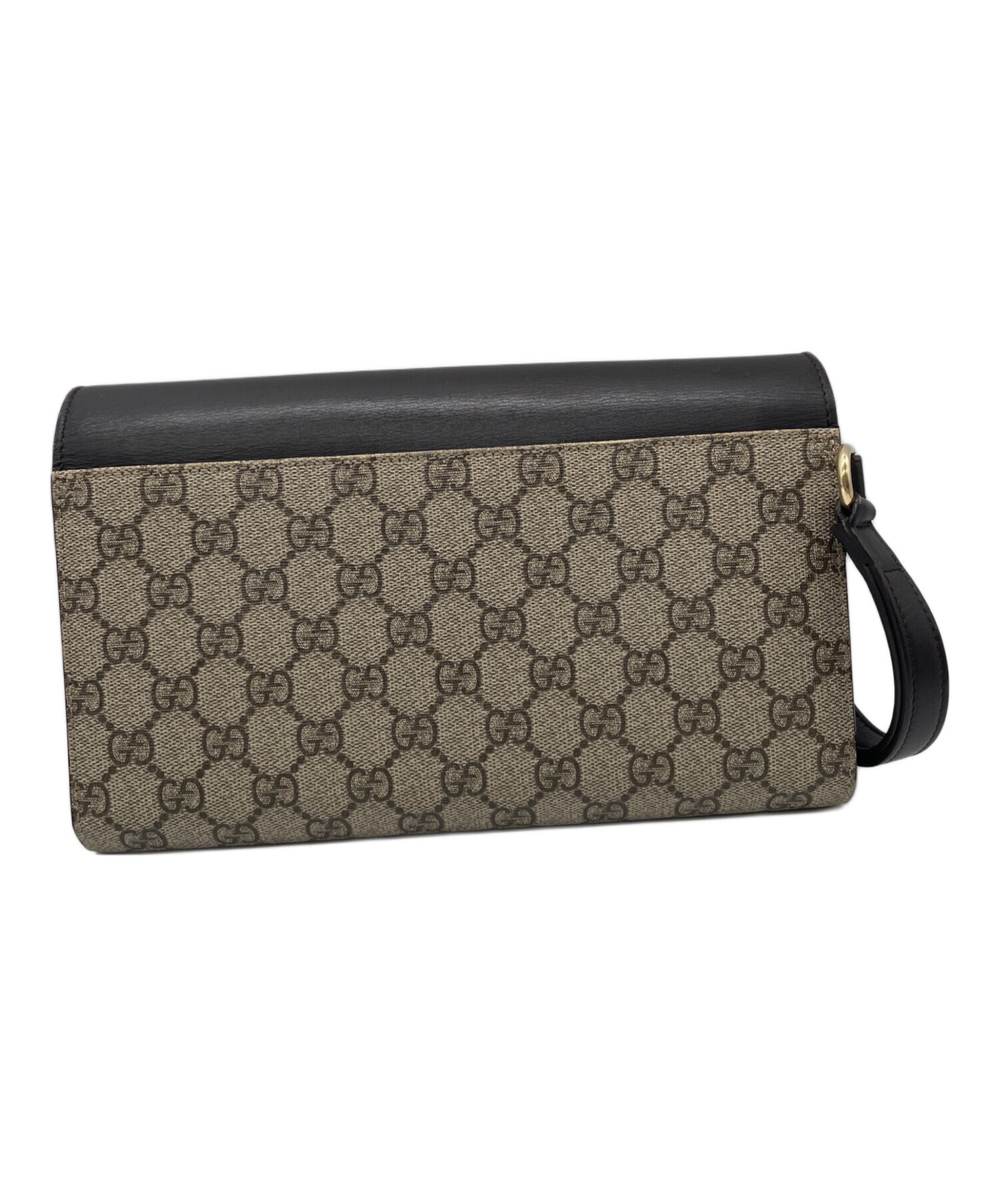 GUCCI クラッチバッグ ベージュ/ブラウン