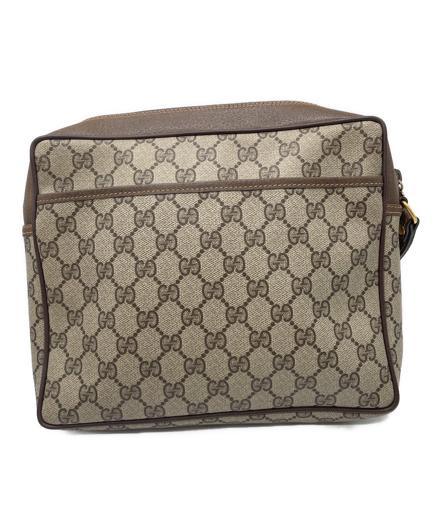 中古・古着通販】GUCCI (グッチ) セカンドバッグ ブラウン｜ブランド 