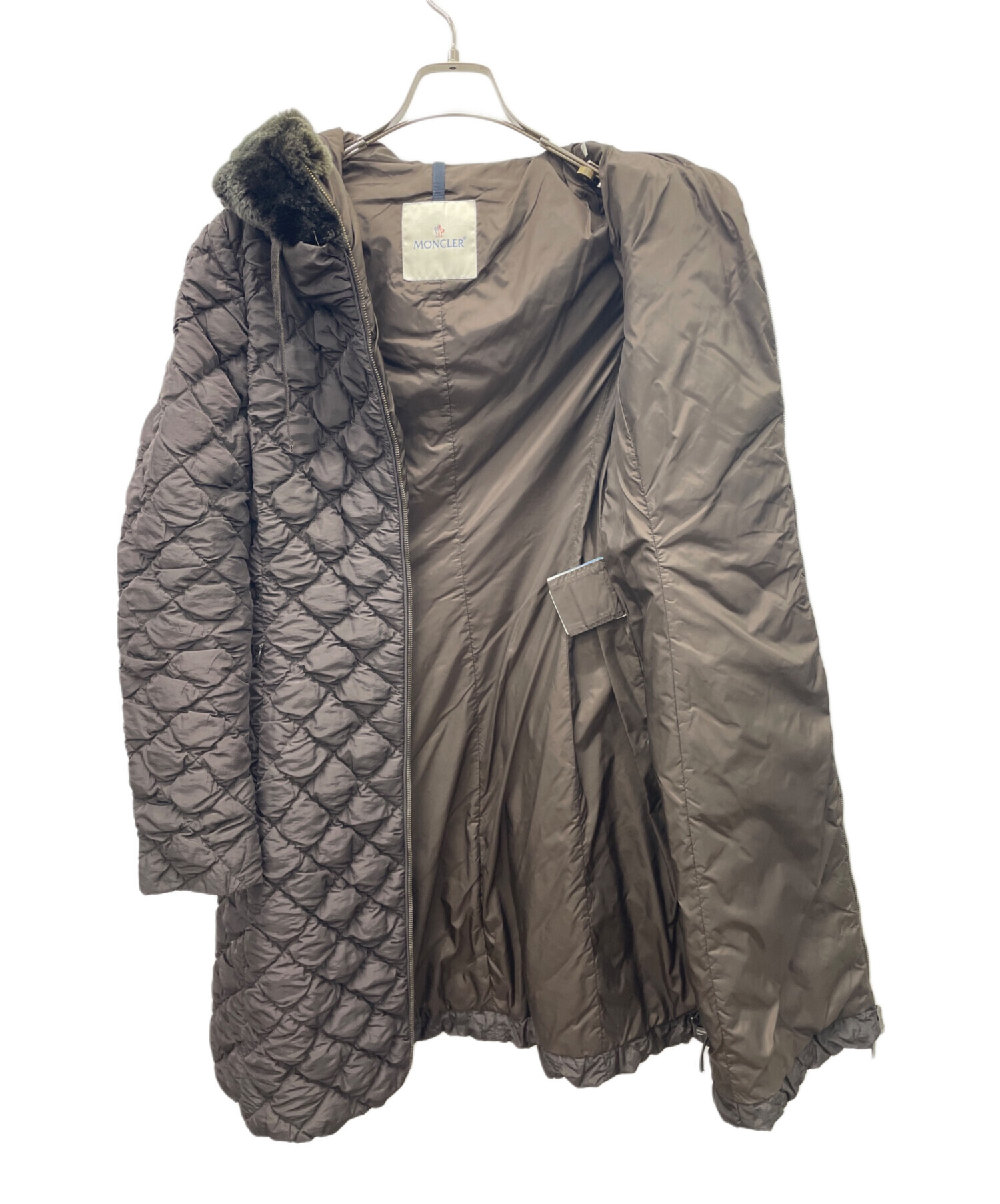 中古・古着通販】MONCLER (モンクレール) ダウンコート ブラウン  