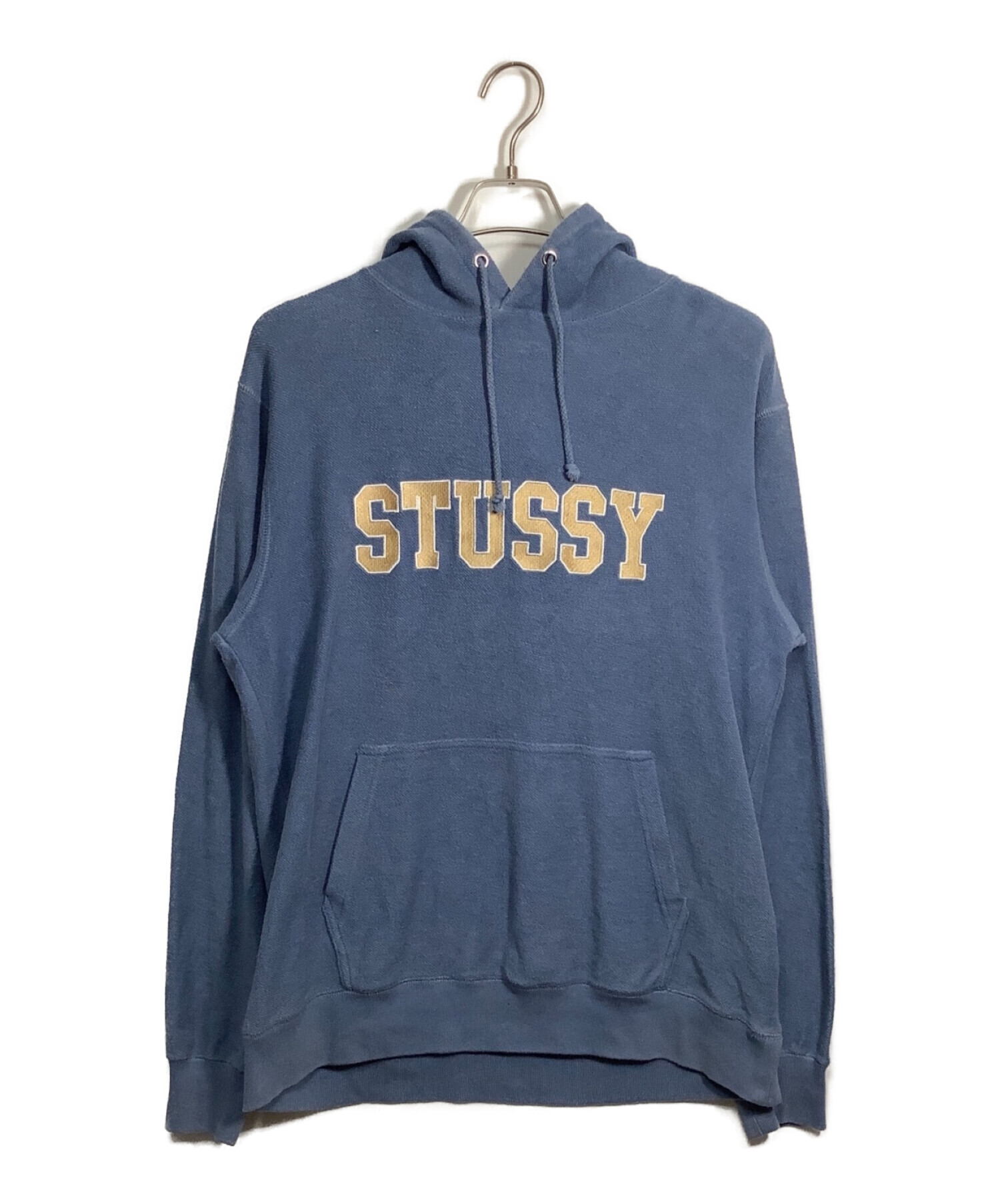 stussy (ステューシー) ロゴパーカー ブルー サイズ:L