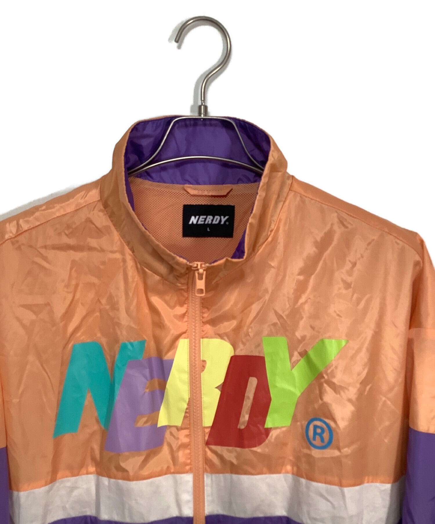 NERDY ノルディ ナイロン プルオーバー ジャケット ゲームシャツ