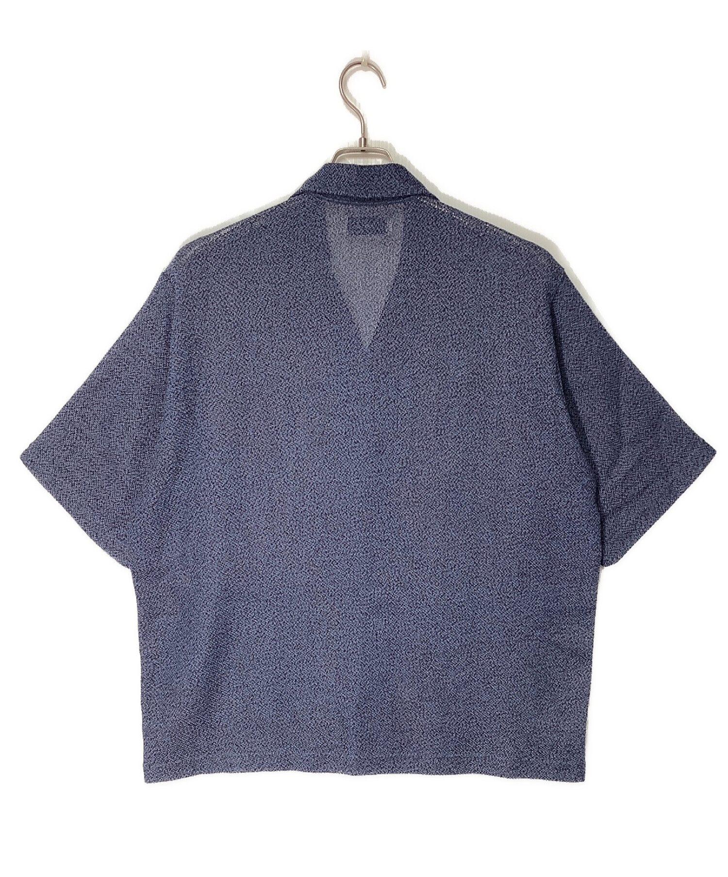 中古・古着通販】MARKA (マーカ) CARDIGAN ブルー×ブラウン サイズ:2 