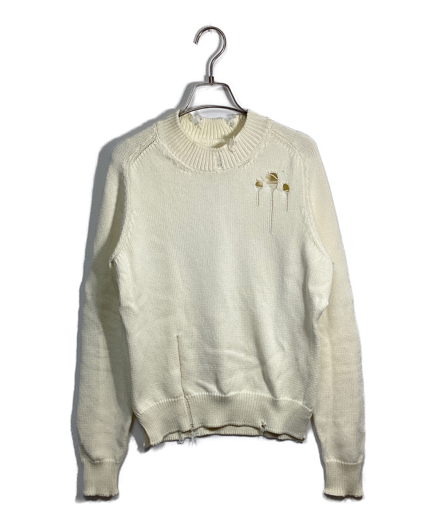 メゾンマルジェラmaison margielaダメージニットM