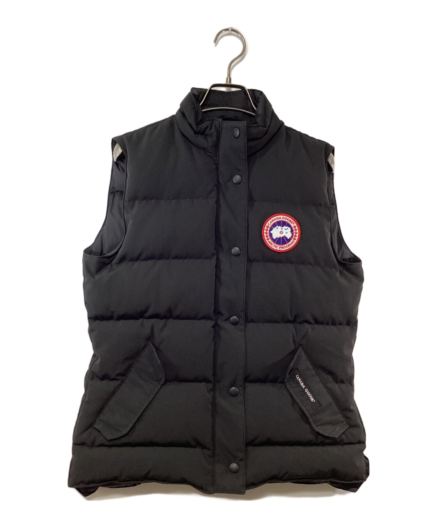 中古・古着通販】CANADA GOOSE (カナダグース) ダウンベスト ブラック 