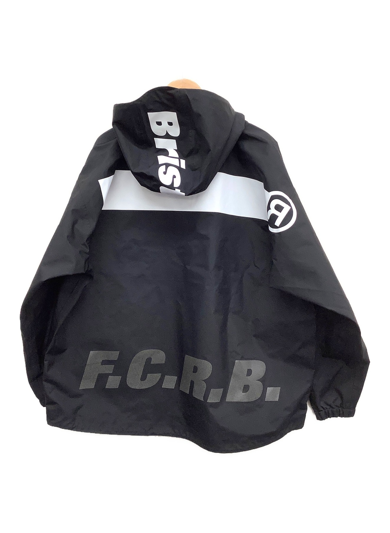 F.C.R.B.×READYMADE (エフシーレアルブリストル×レディメイド) 3L HALF ZIP ANORAK ブラック サイズ:Sサイズ