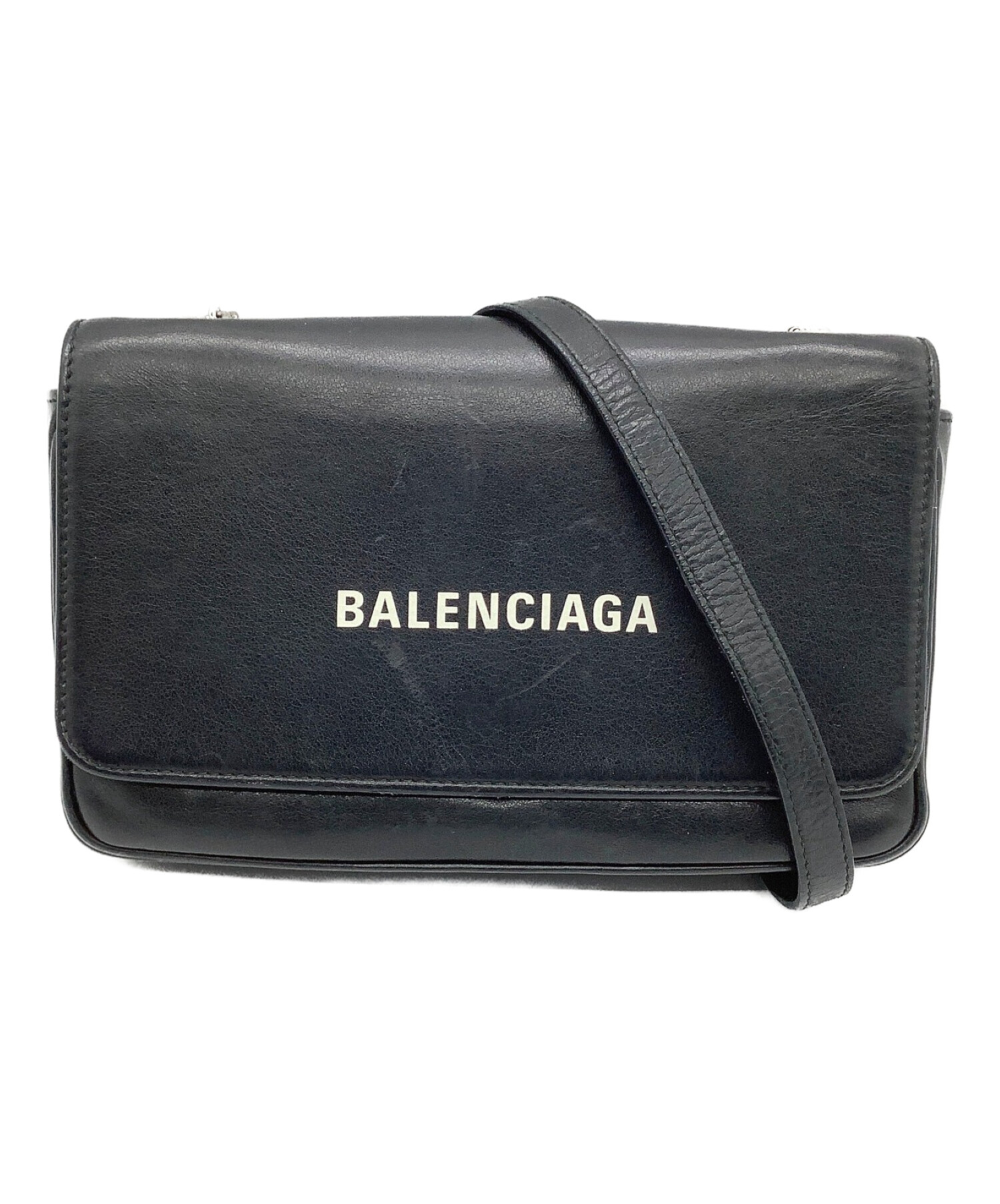 BALENCIAGA (バレンシアガ) チェーンショルダーバッグ ブラック