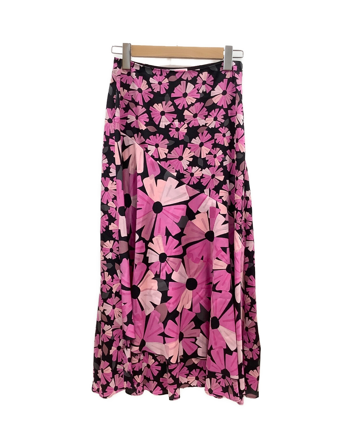 Kate Spade (ケイトスペード) ウォールフラワーサテンスカート ピンク サイズ:2 未使用品