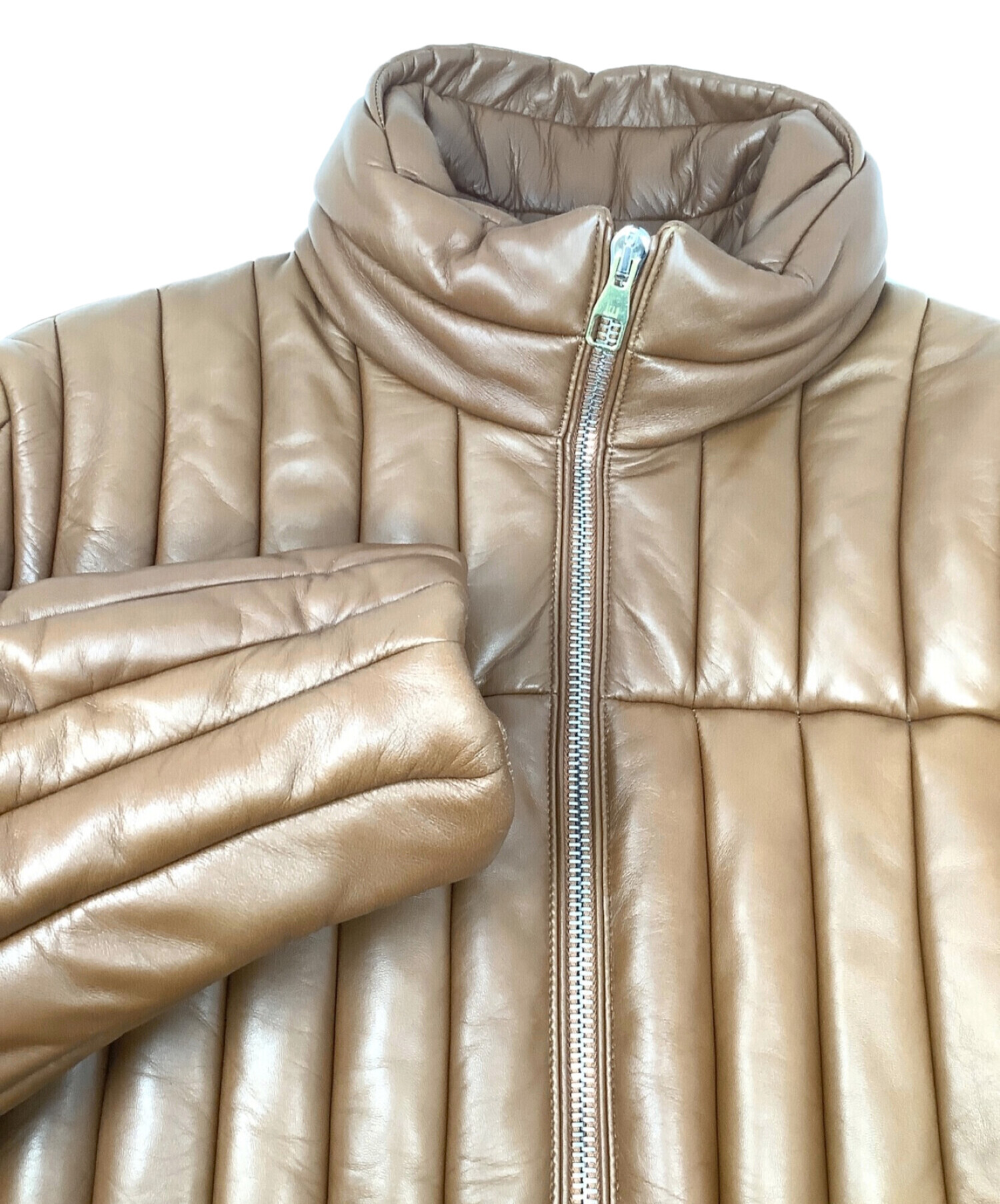 中古・古着通販】dunhill (ダンヒル) ラムレザーダウンジャケット 