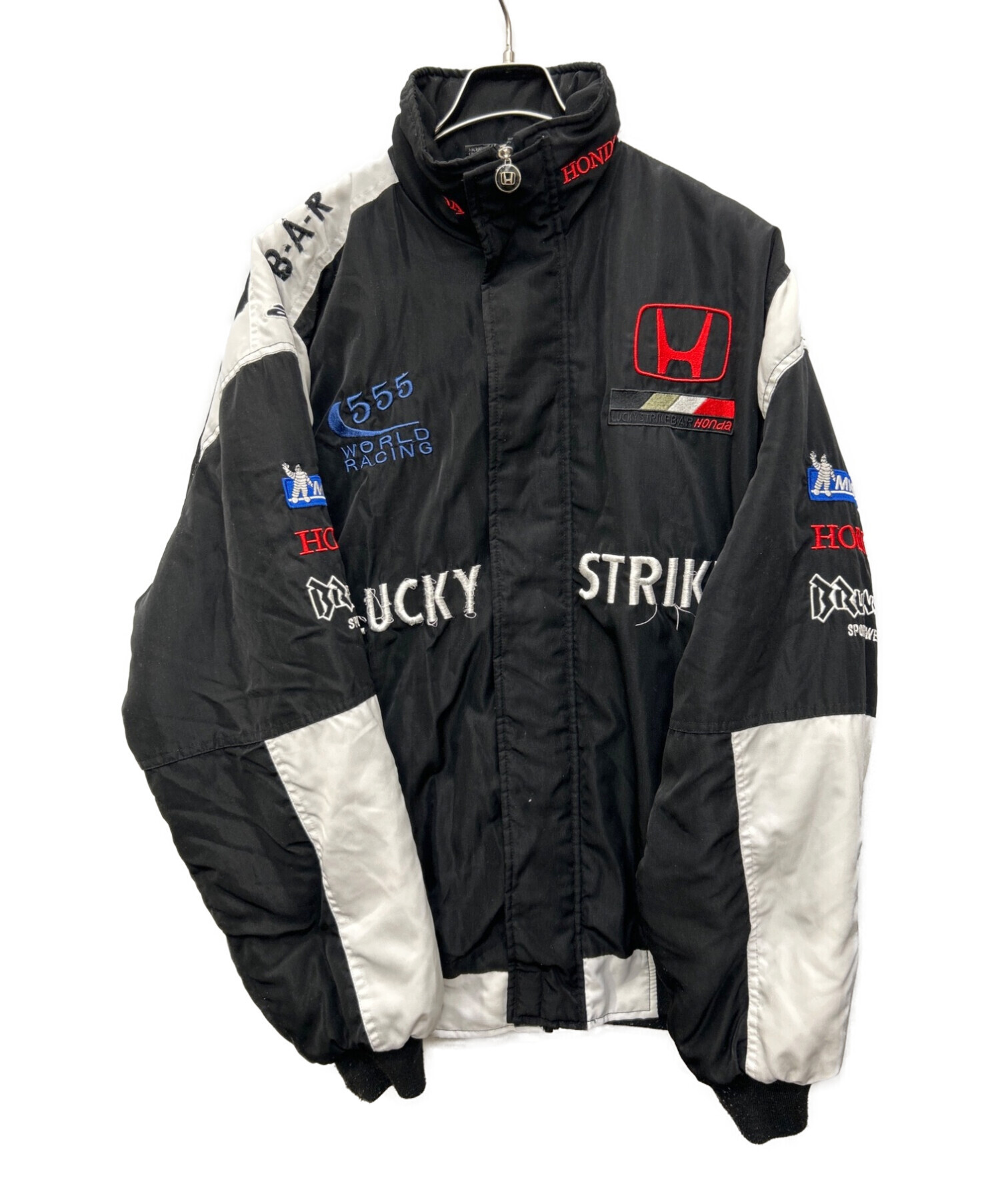 HONDA (ホンダ) ライダースジャケット ホワイト×ブラック サイズ:XXL