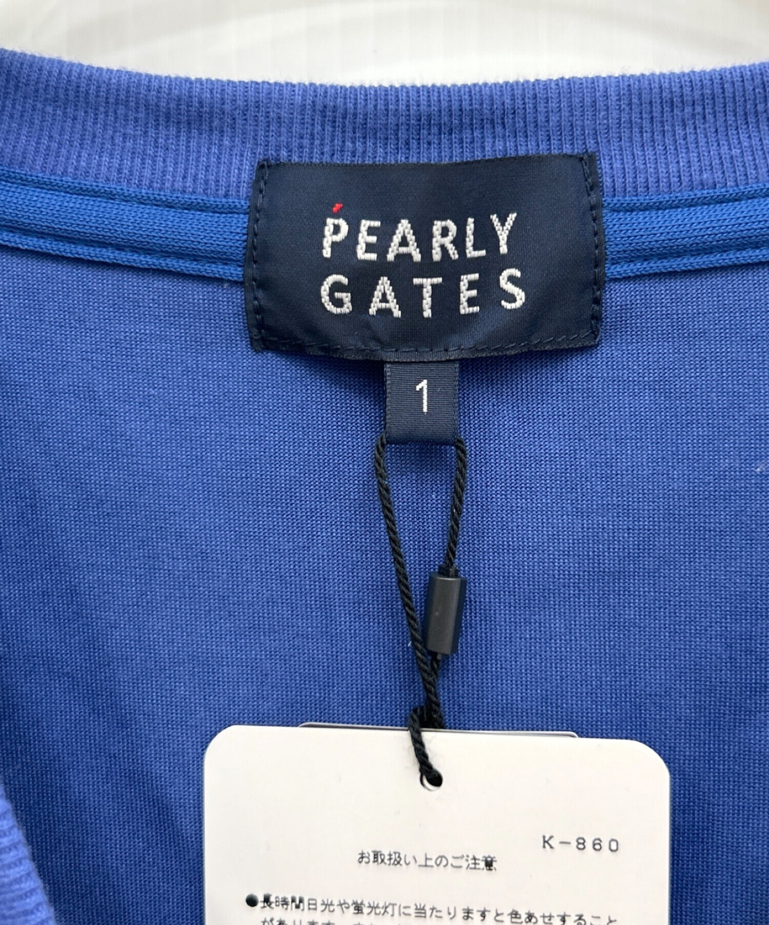 中古・古着通販】PEARLY GATES (パーリーゲイツ) Tシャツ ネイビー 