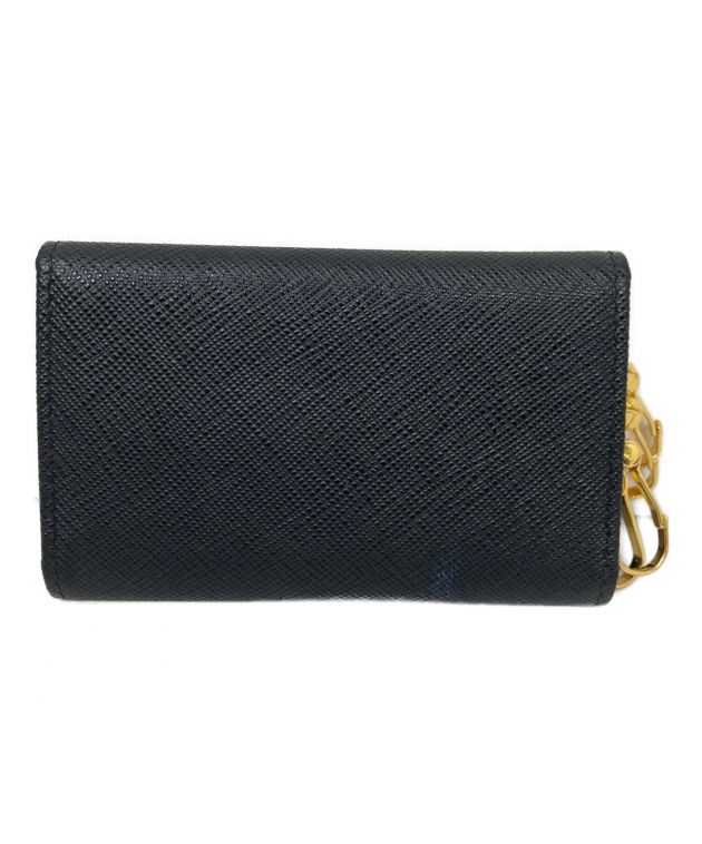 新品同様】PRADA プラダ キーケース サフィアーノ メタル 1PG004