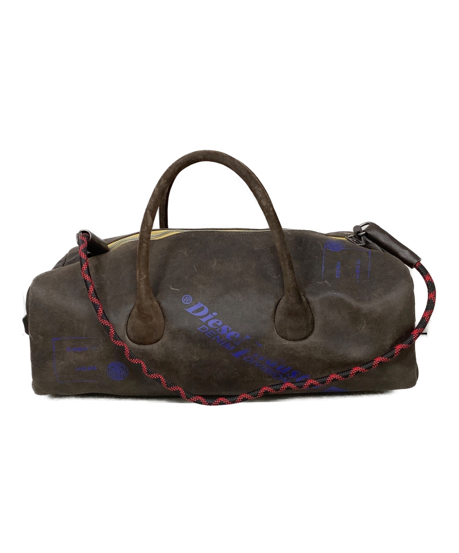 極美品 限定コラボ READYMADE あさり DIESEL ボストンバッグ デニム 