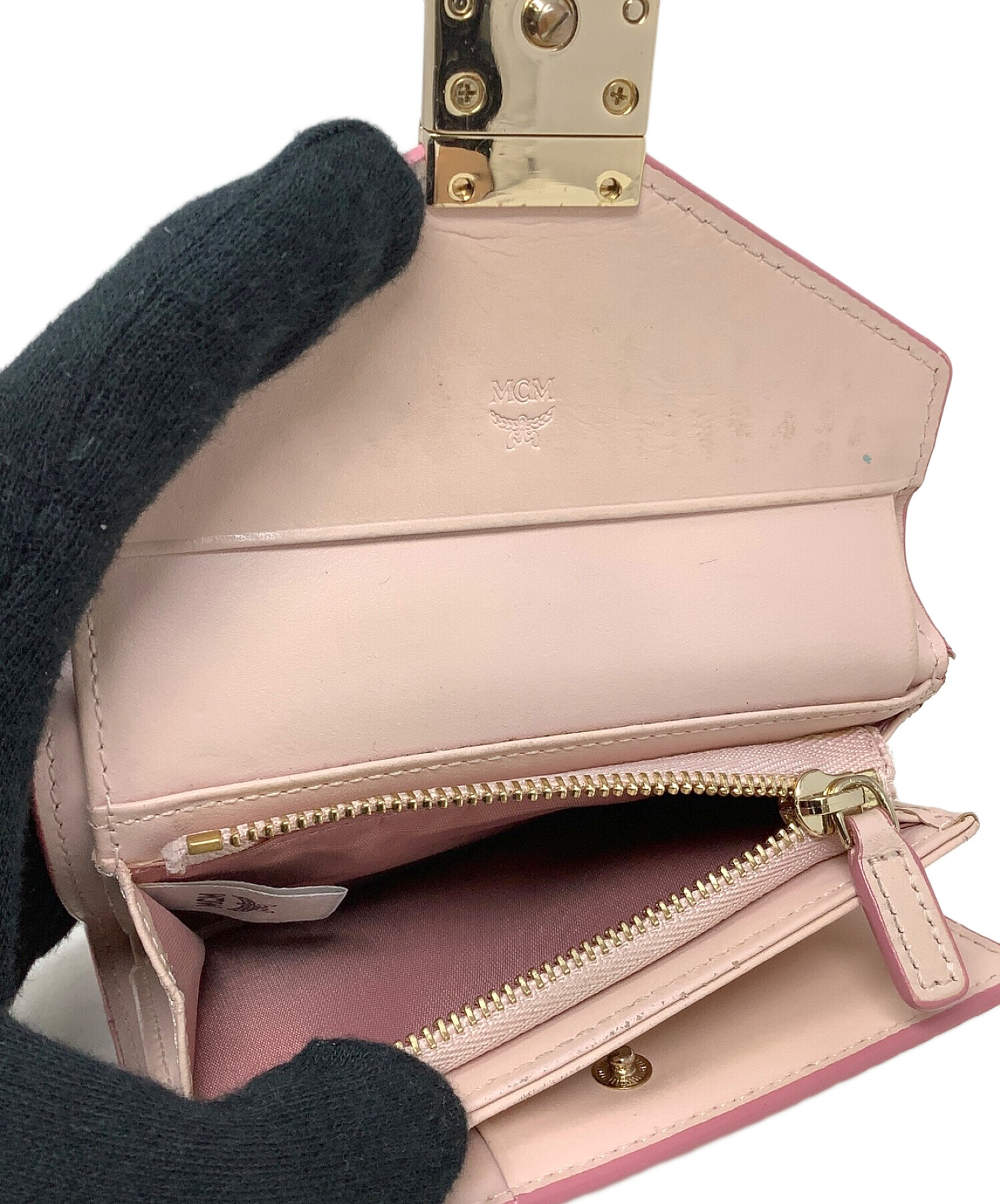 中古・古着通販】MCM (エムシーエム) 3つ折り財布 MCM(エムシーエム  