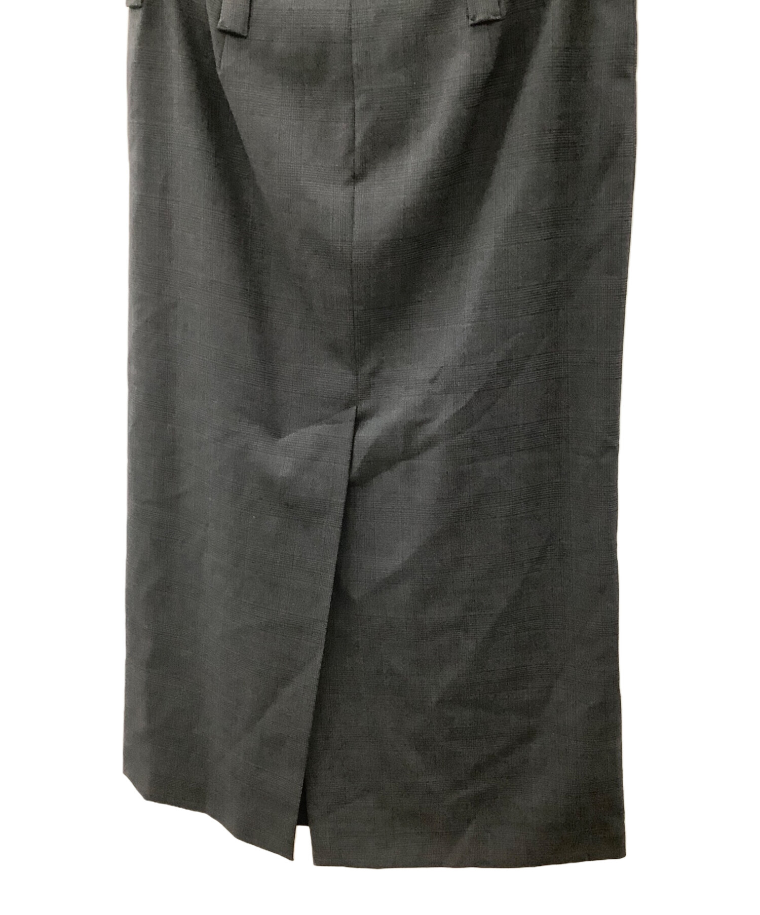 中古・古着通販】MIU MIU (ミュウミュウ) ロングスカート グレー  