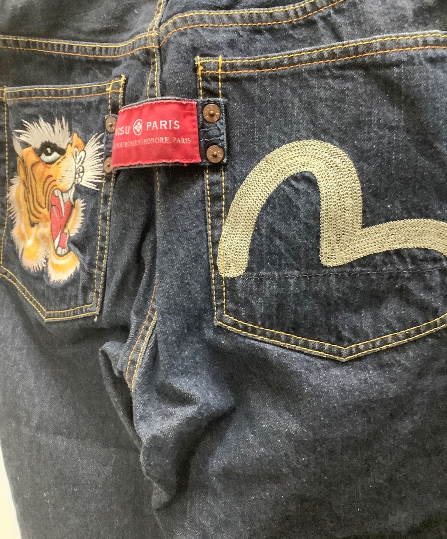 中古・古着通販】EVISU (エビス) 龍虎刺繍デニムパンツ EVISU（エビス  