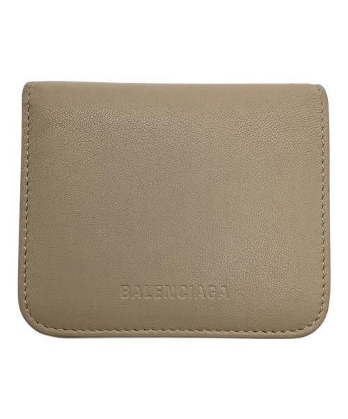 中古・古着通販】BALENCIAGA (バレンシアガ) 2つ折り財布 ベージュ 