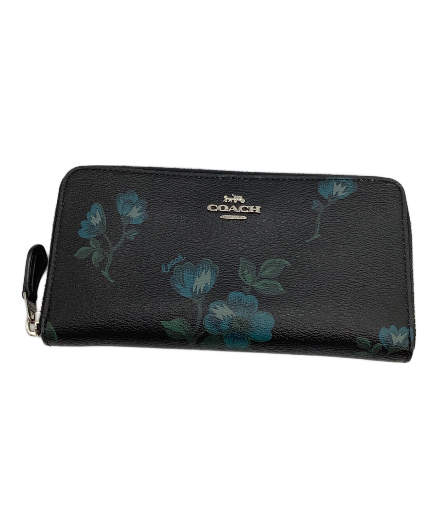 コーチ 長財布 （コーチ 長財布COACH 52331水色 エンボスド 