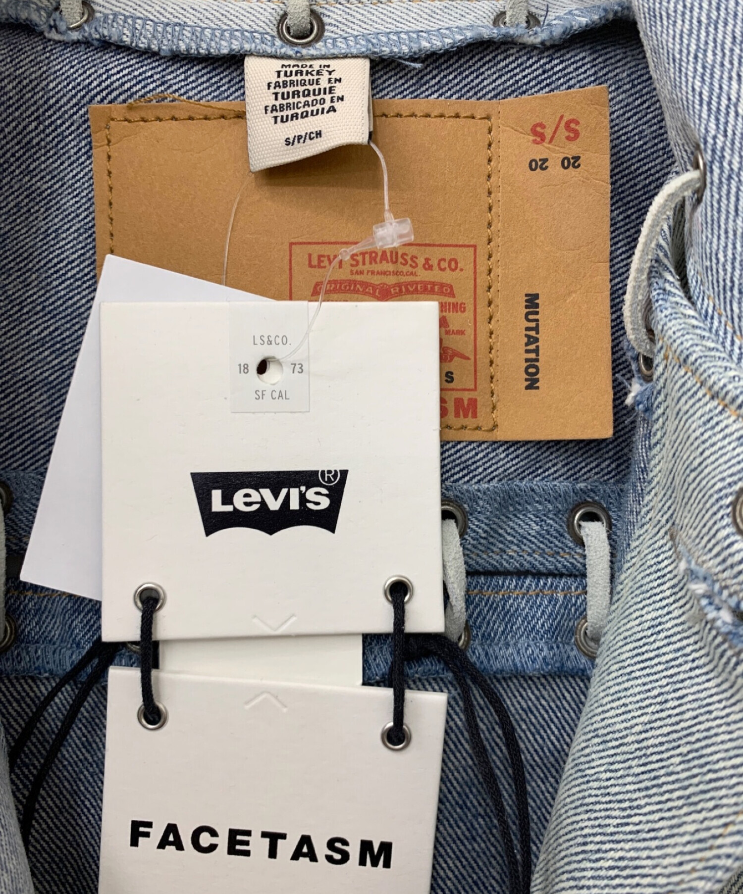LEVI'S リーバイス FACETASM ファセッタズム デニムジャケット サイズ:S 未使用品