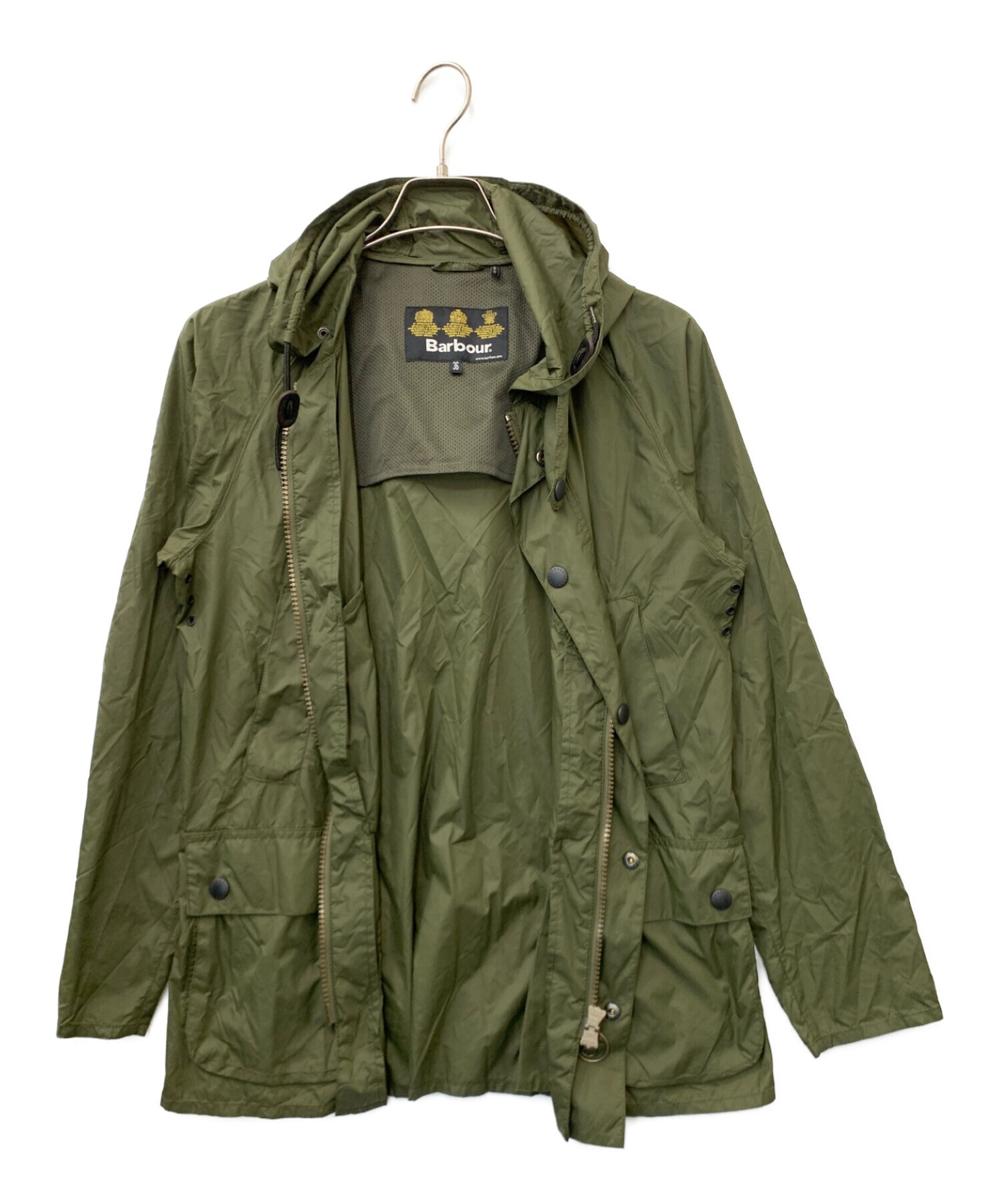 中古・古着通販】Barbour (バブアー) ナイロンジャケット オリーブ 