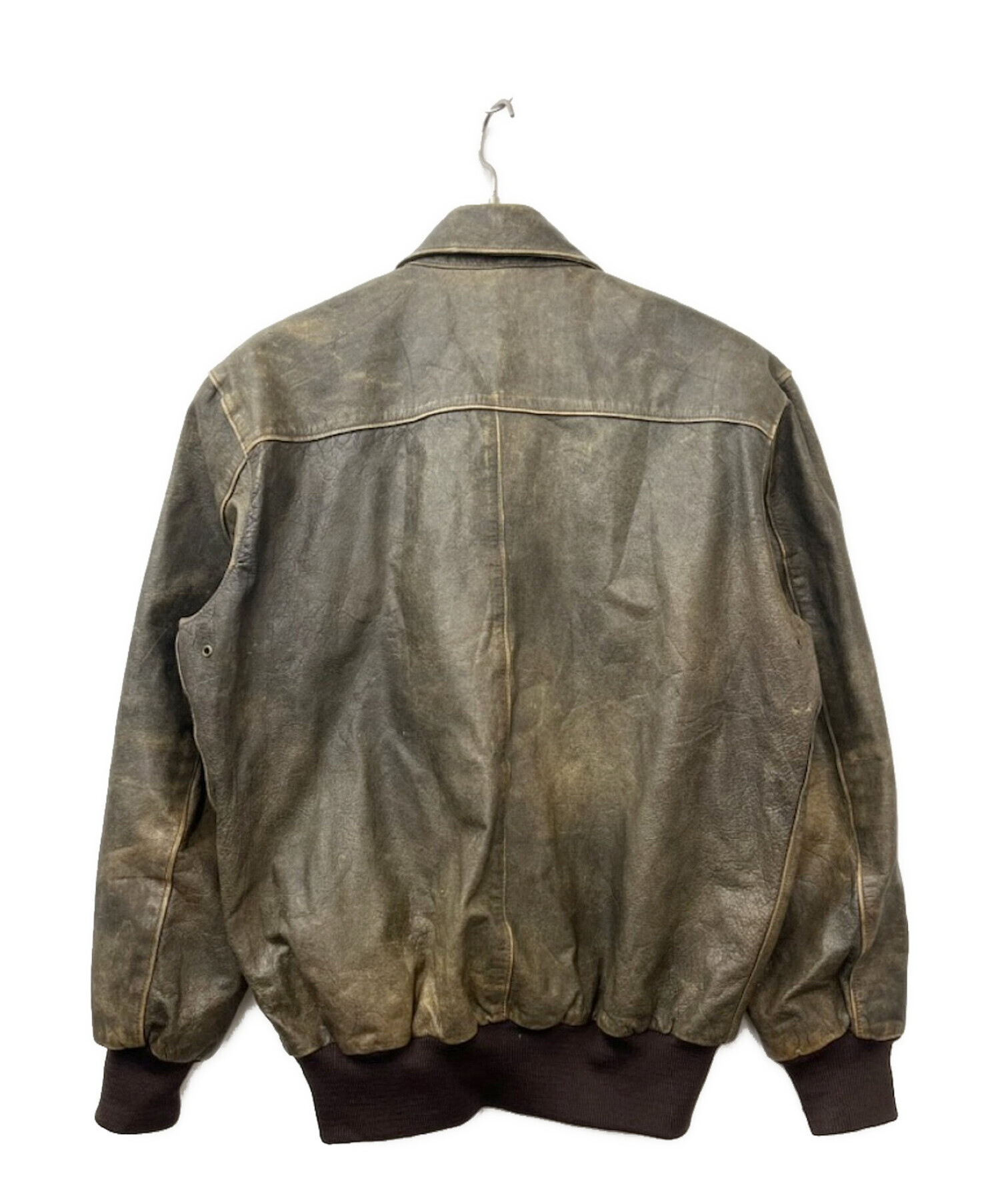 L.L.BEAN 80s USA製 A-2 フライトジャケット レザージャケット L.L.BEAN 80s USA製 A-2 フライトジャケット レザージャケット