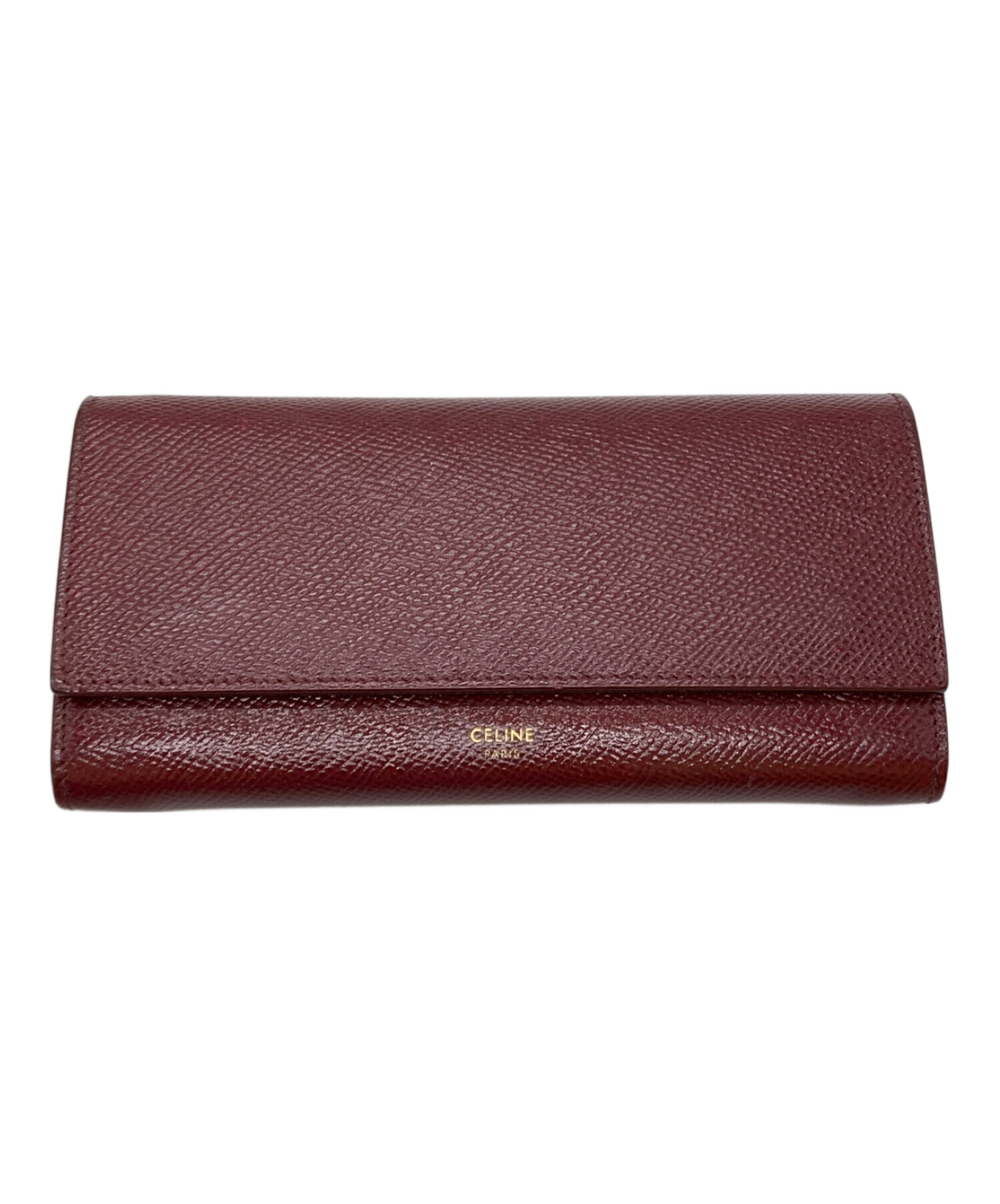 中古・古着通販】CELINE (セリーヌ) ラージフラップウォレット 