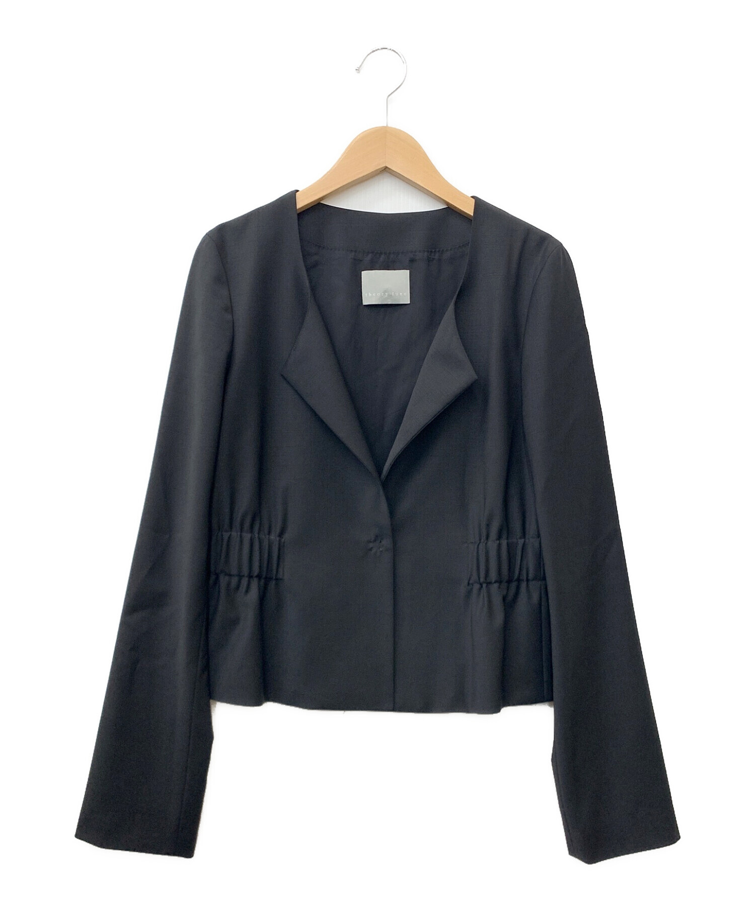 Theory luxe ノーカラージャケット LIFT DONNA.AL 40 店舗新入荷情報：theory theory luxe LIFT DONNA ノーカラージャケット