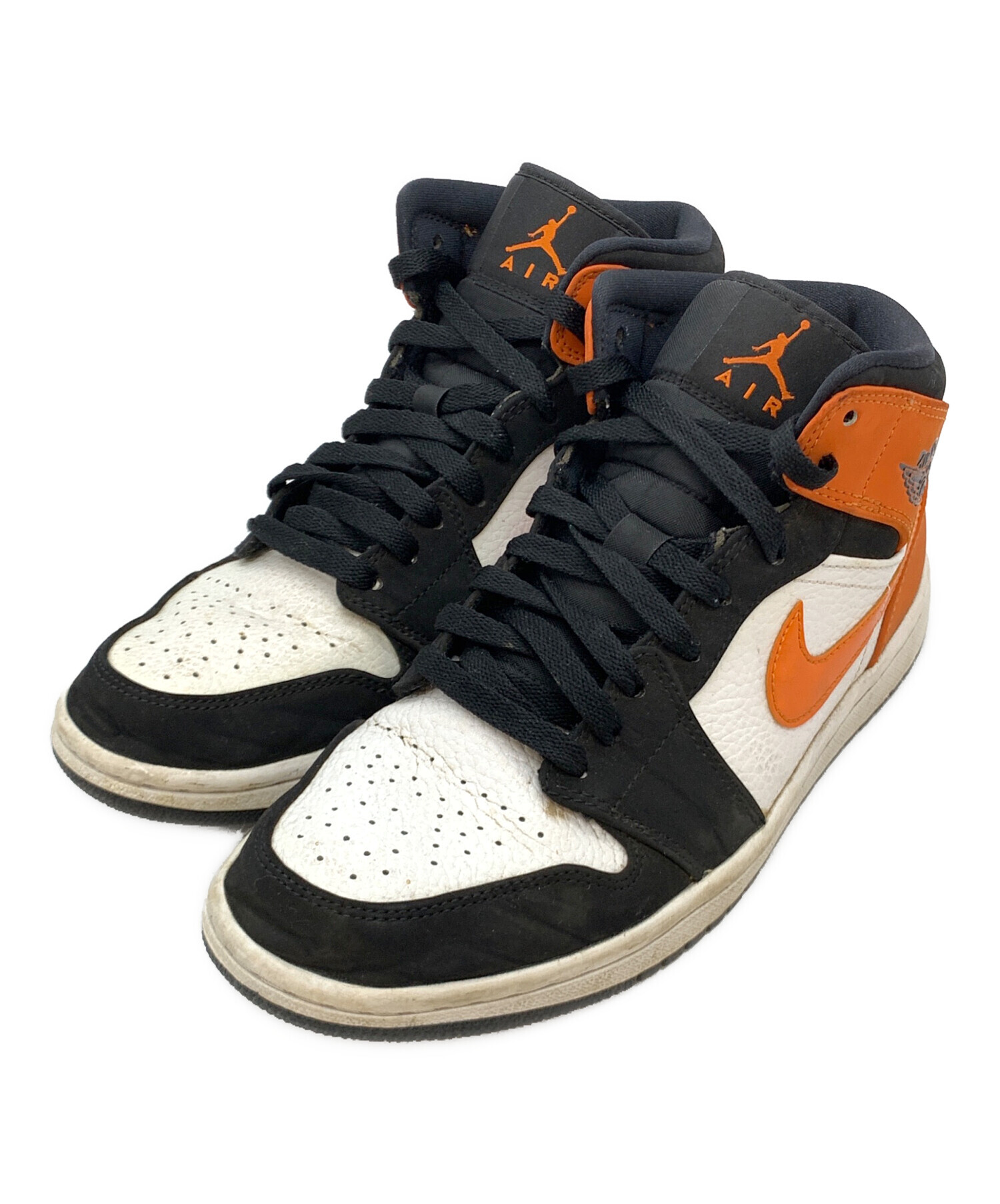 Nike Air Jordan 1 ホワイト/ブラック/オレンジ 新品 【公式通販】