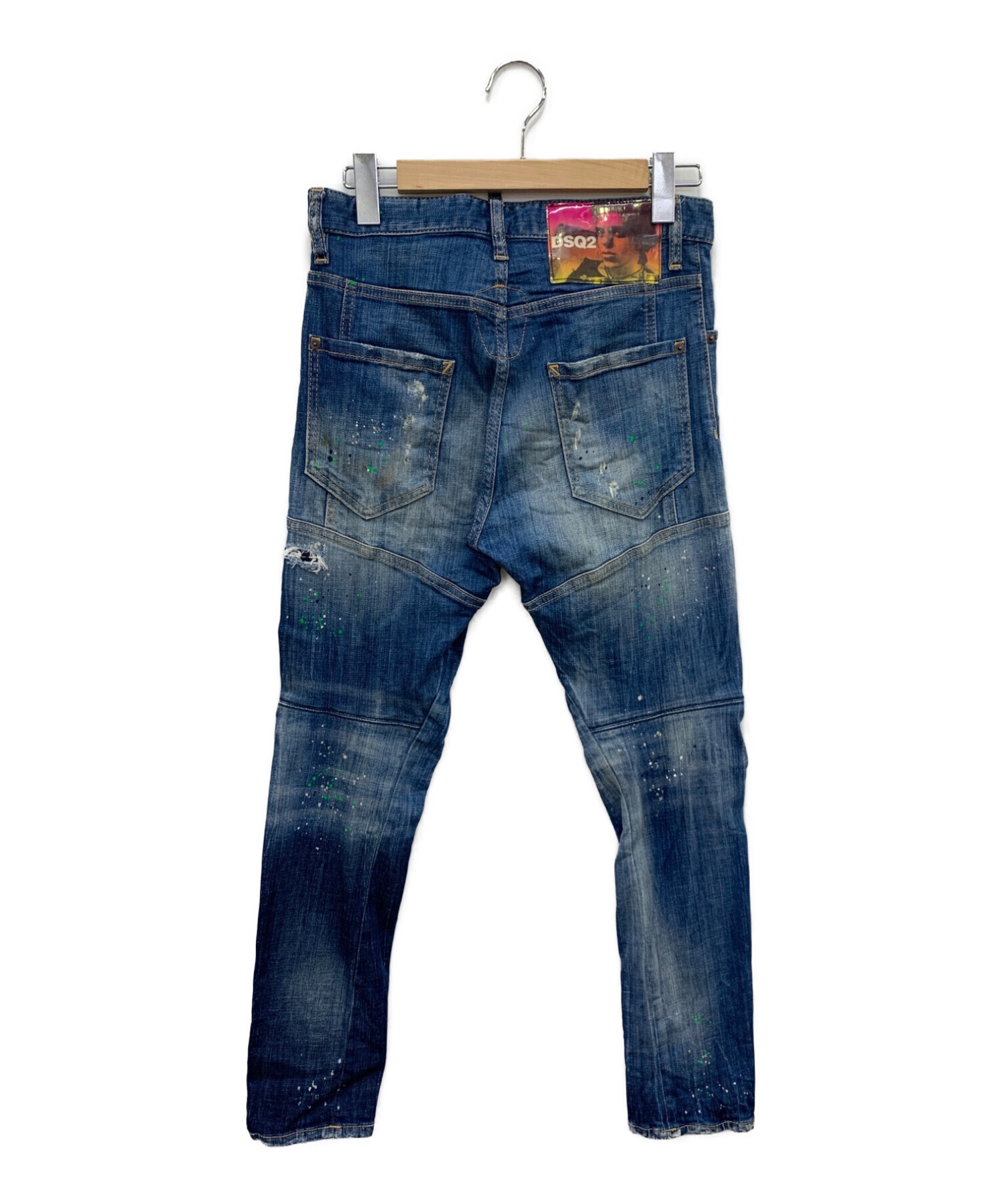 中古・古着通販】DSQUARED2 (ディースクエアード) ペイントデニム 