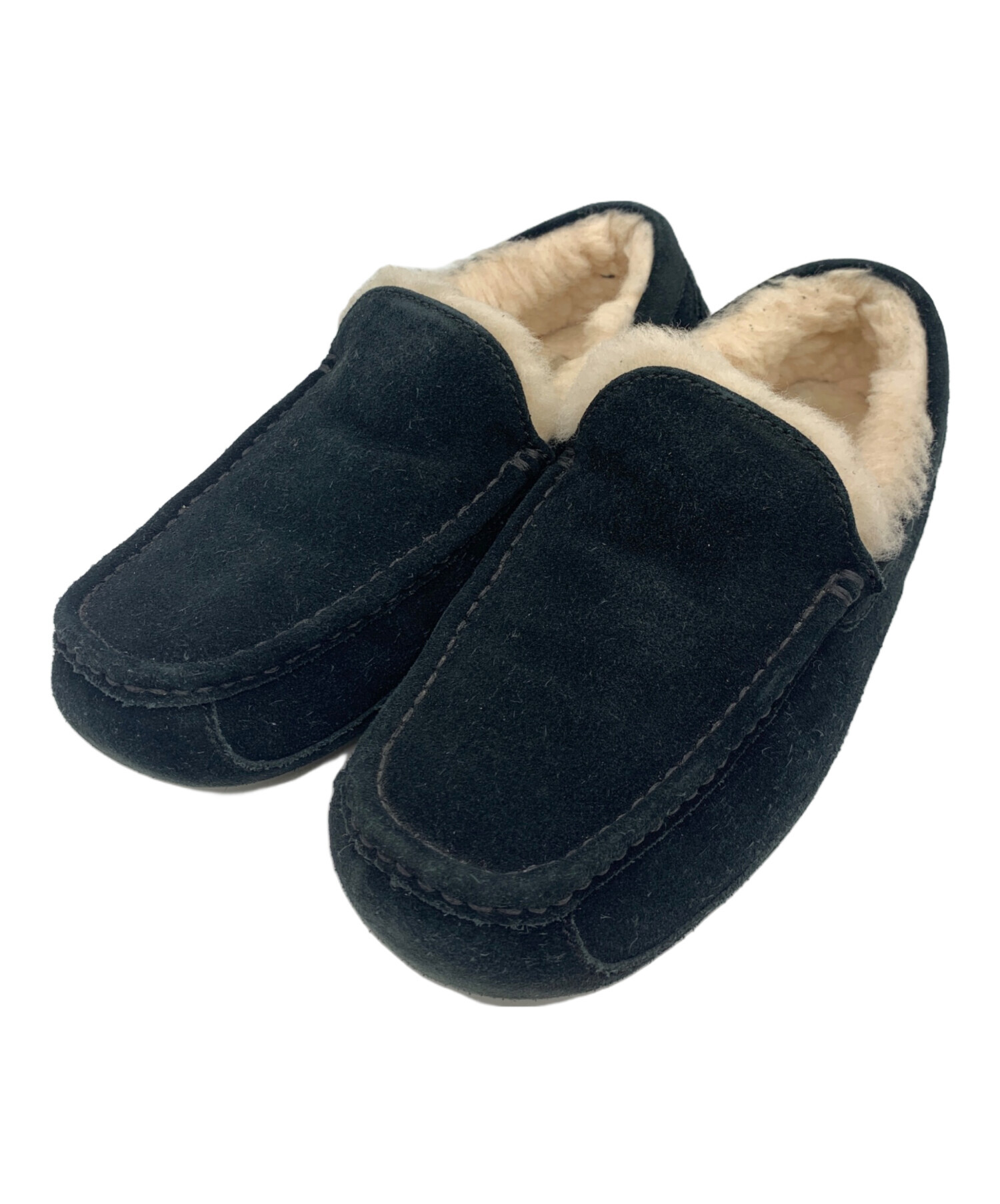 中古・古着通販】UGG (アグ) モカシンシューズ ブラック サイズ:26cm 