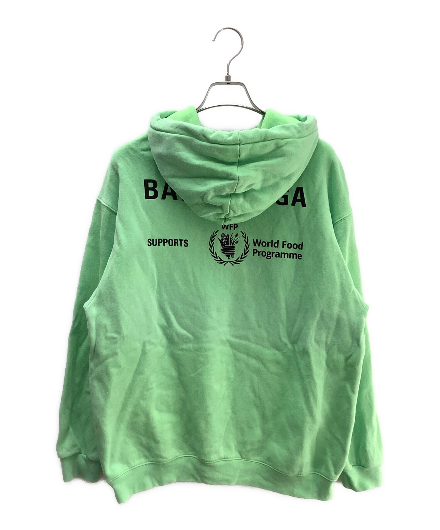 中古・古着通販】BALENCIAGA (バレンシアガ) ロゴププオーバーパーカー 