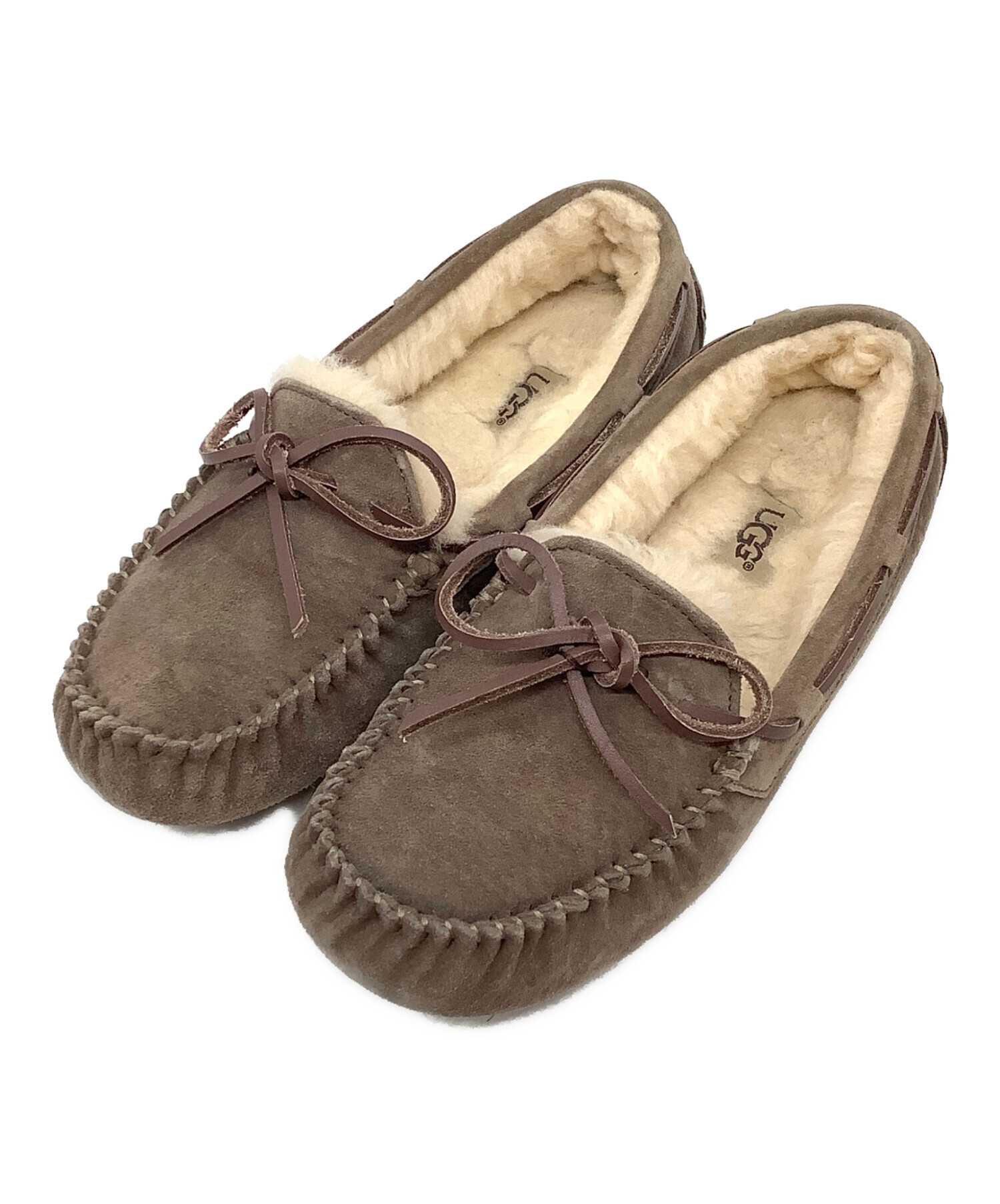 UGG ベージュ スエード モカシン UGG ベージュ モカシン スエード