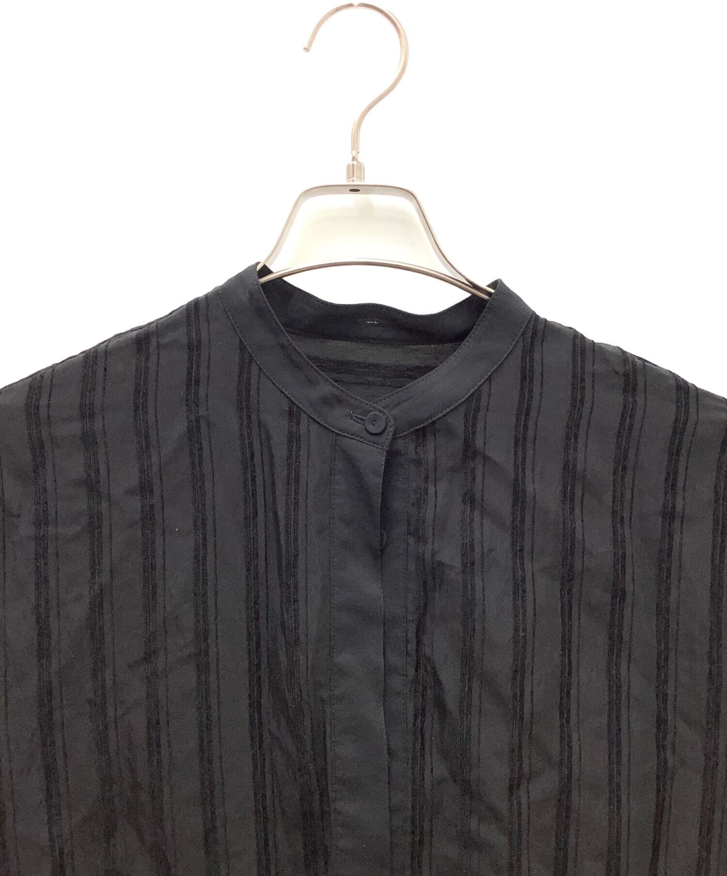 中古・古着通販】TODAYFUL (トゥデイフル) シャツワンピース ブラック 