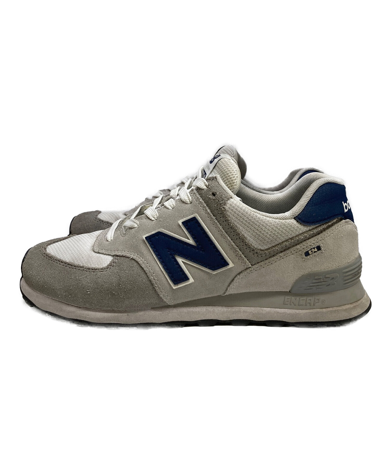 日本未発売】New Balance GOLF 574 グレー 散らさ 26.5cm