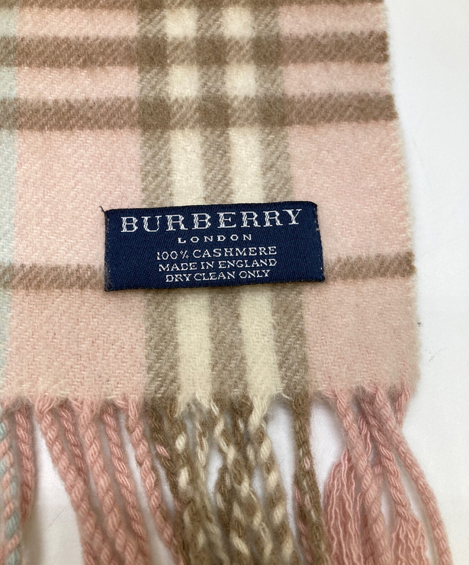 Burberry London マフラー バーバリーロンドン/マフラー/カシミヤ100 