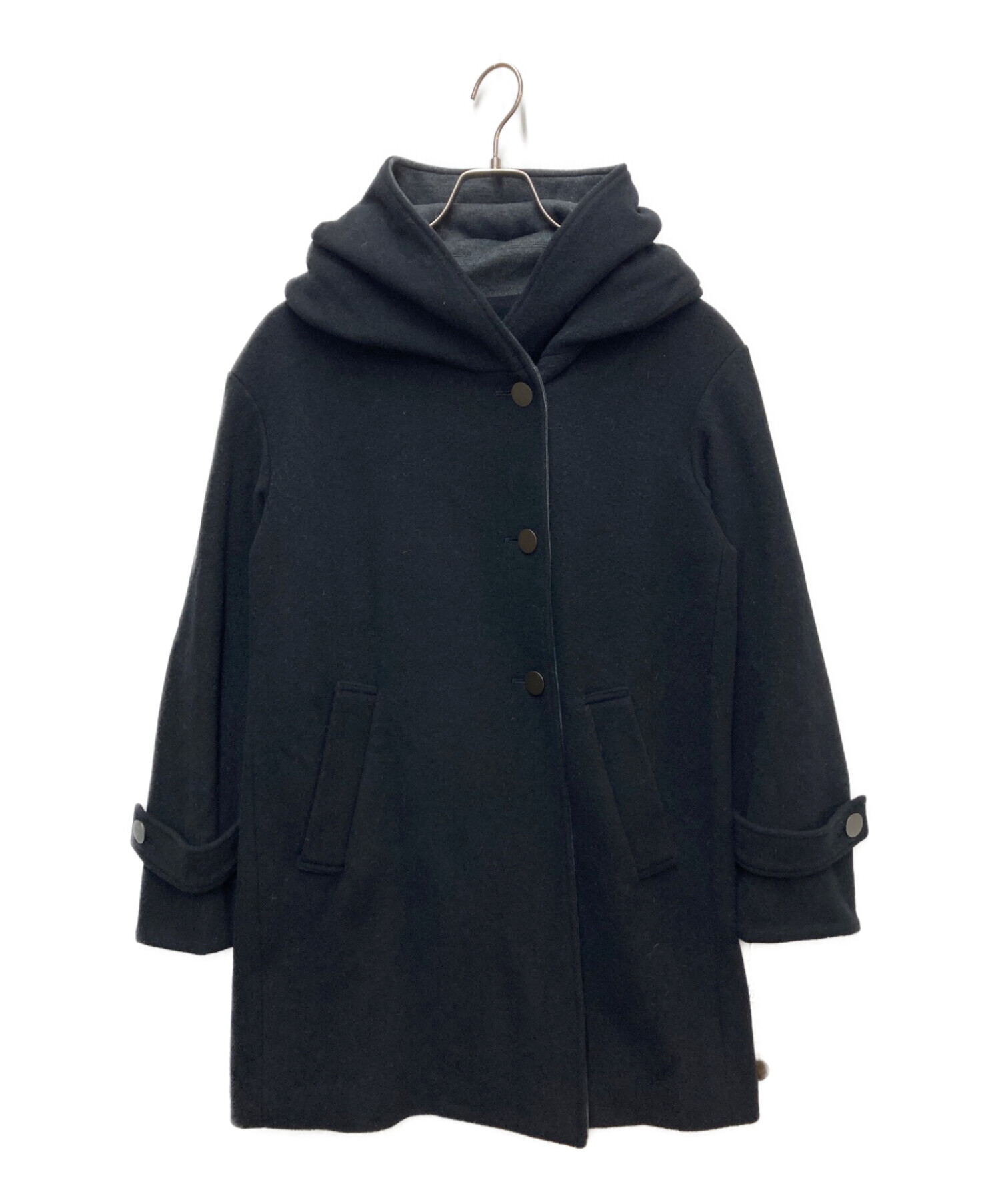 中古・古着通販】soeur7 (スール) コート ブラック サイズ:38 未使用品 