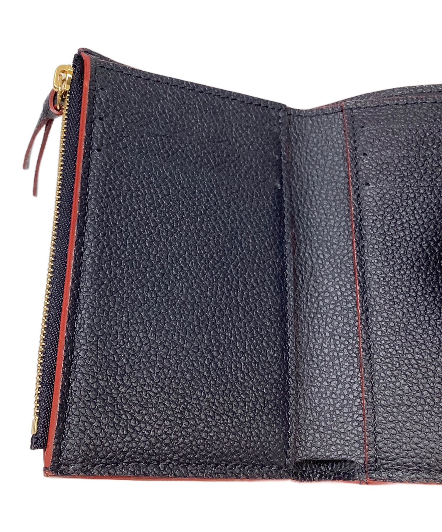 中古・古着通販】LOUIS VUITTON (ルイ ヴィトン) 3つ折り財布 ネイビー  