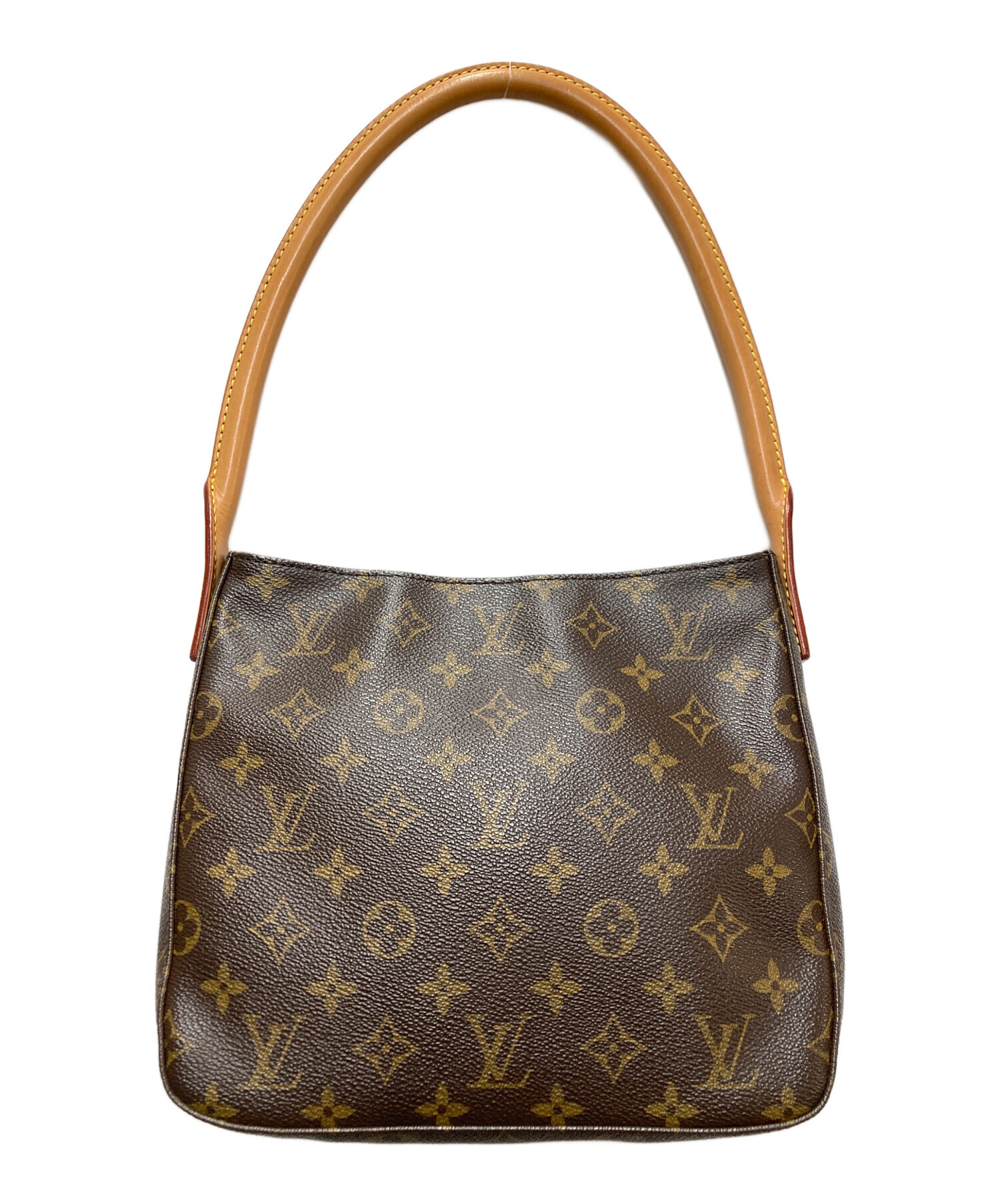 LOUIS VUITTON◇ルーピングMM_モノグラム・キャンバス_BRW/PVC/BRW 