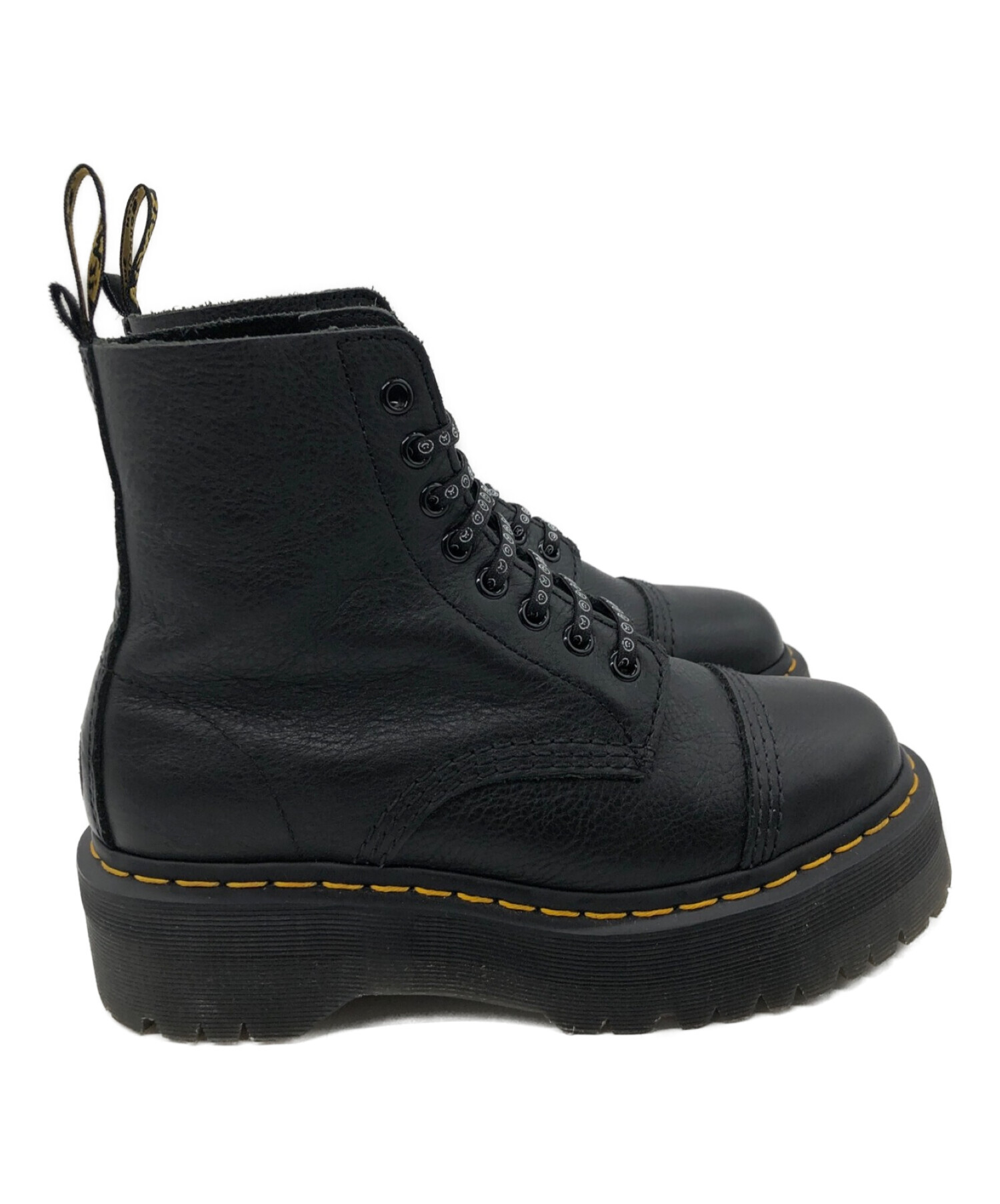【最終お値下げ】Dr.Martens 厚底ブーツ UK5 24cm 黒 8ホール ☆最終値下げ☆ドクターマーチン Dr.Martens 8ホールブーツ UK5 最終お