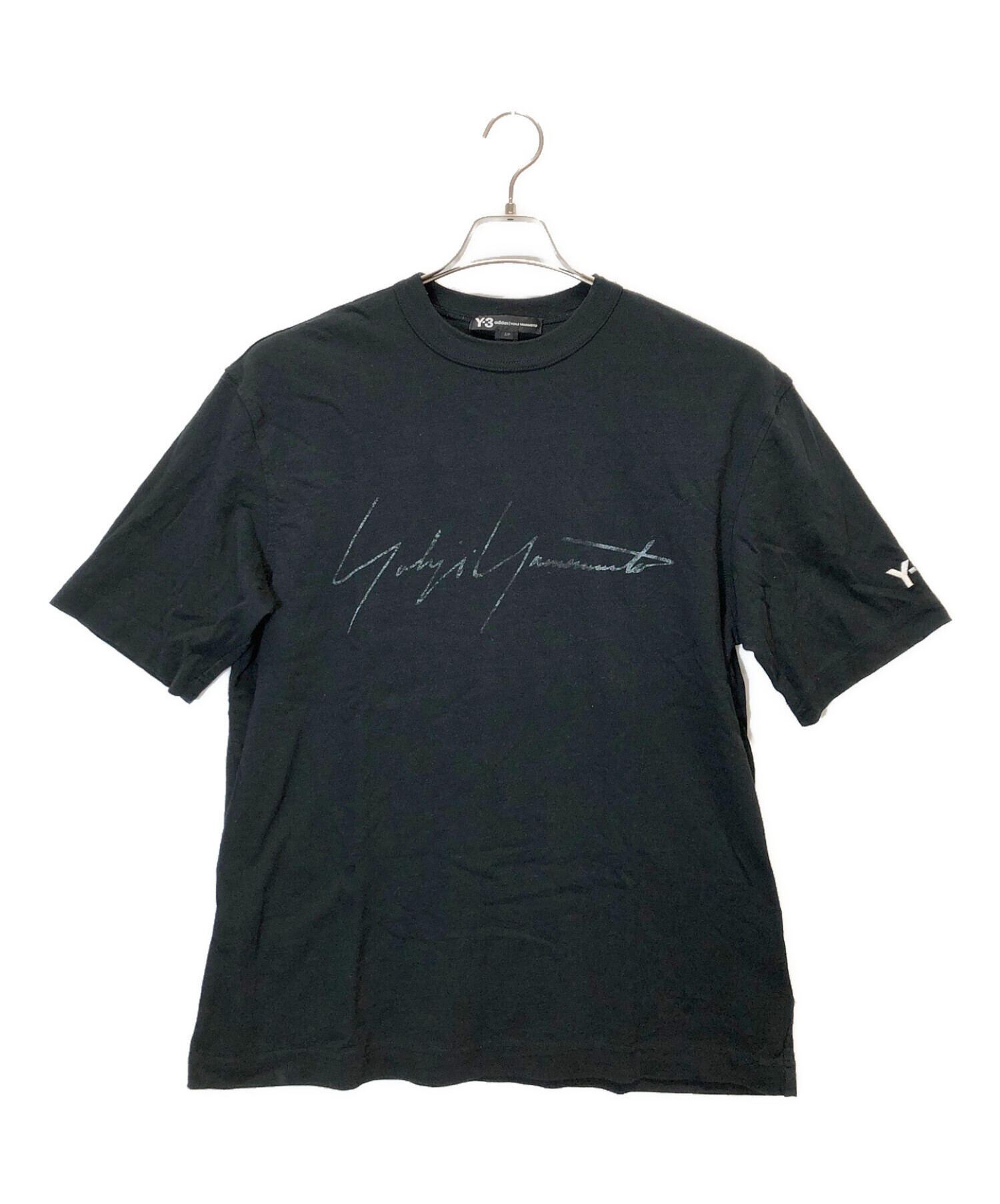 中古・古着通販】Y-3 (ワイスリー) SIGNATURE Tシャツ ブラック サイズ
